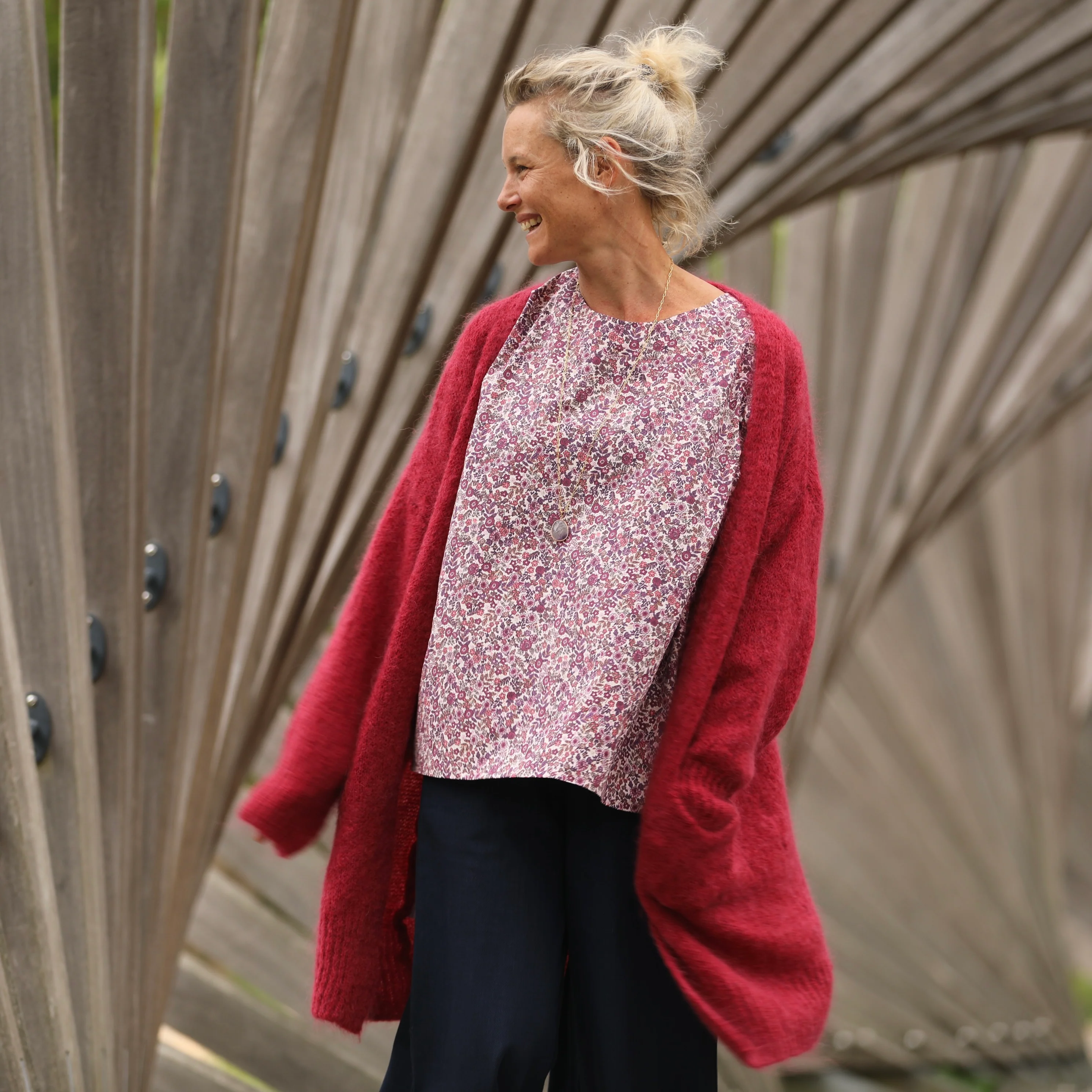 Gilet Naïs - Grenat - Image 16