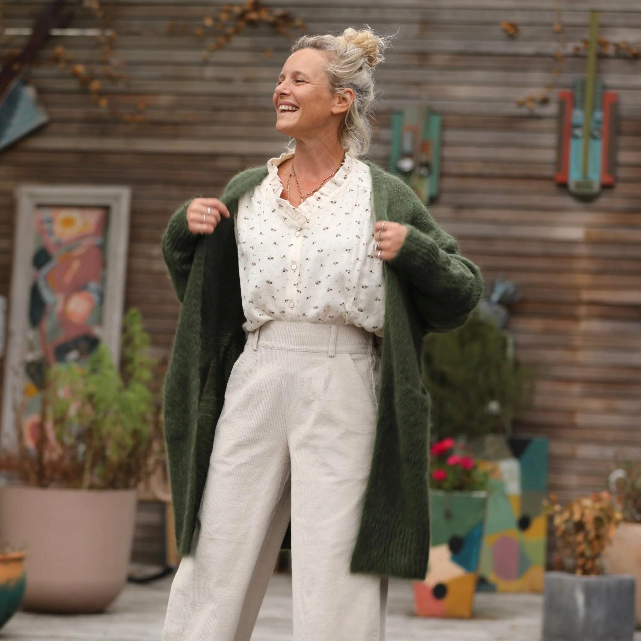 Gilet Naïs - Kaki - Image 3
