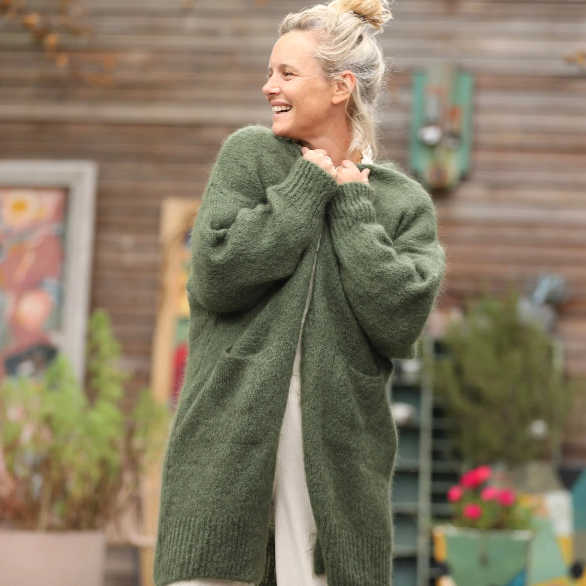 Gilet Naïs - Kaki - Image 4