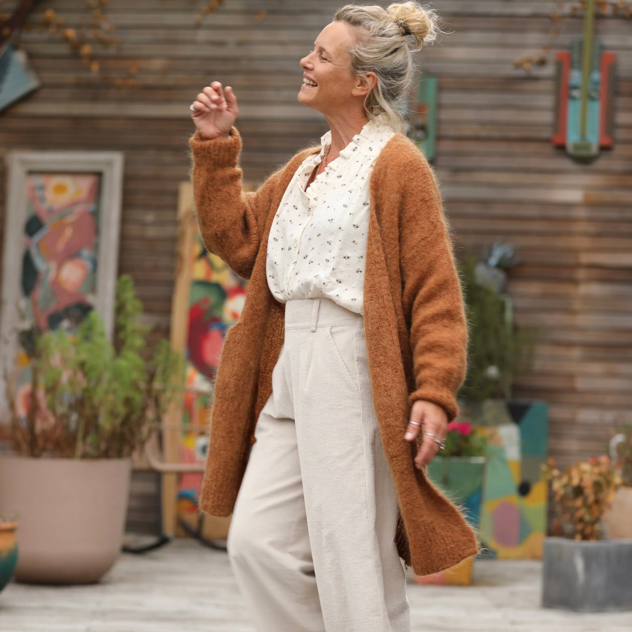 Gilet Naïs - Noisette - Image 10