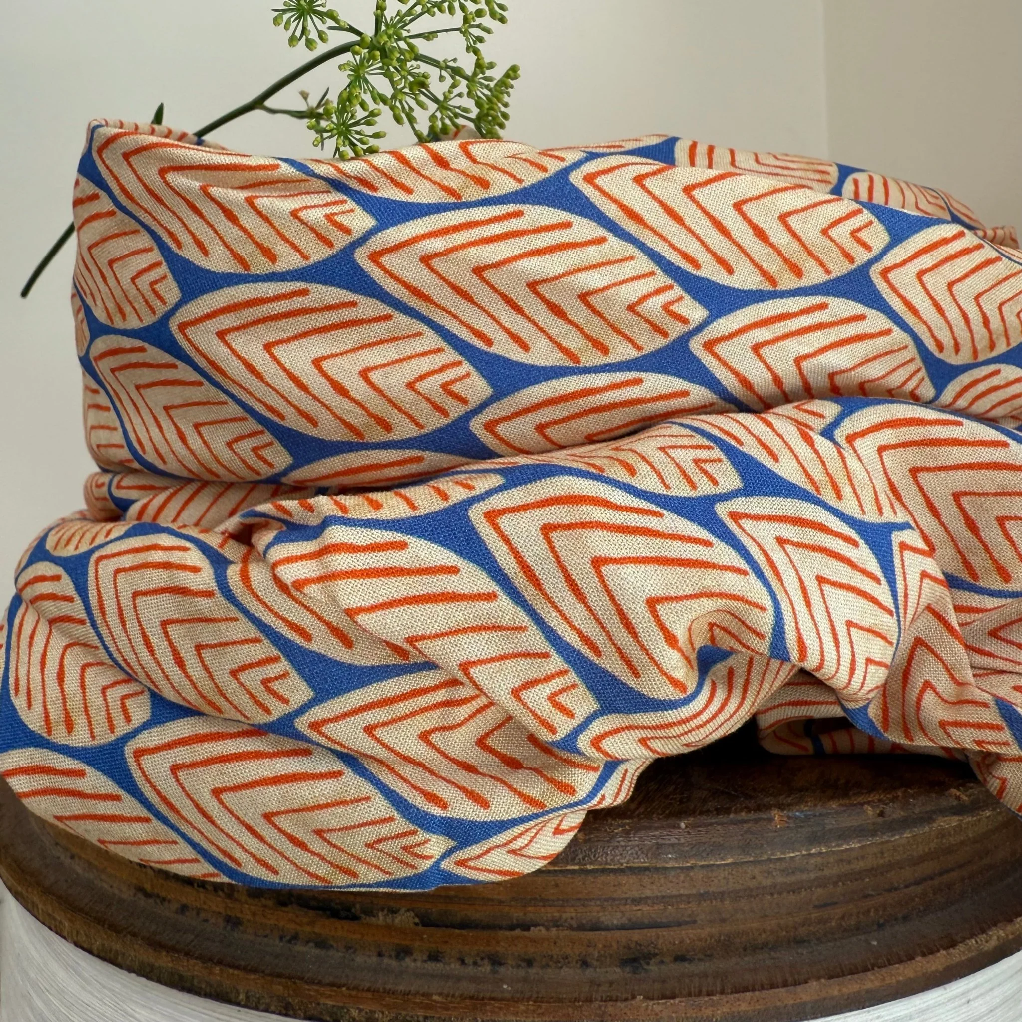 Jupe Rachelle feuillage bleu/orange - 1m de hauteur - Image 2