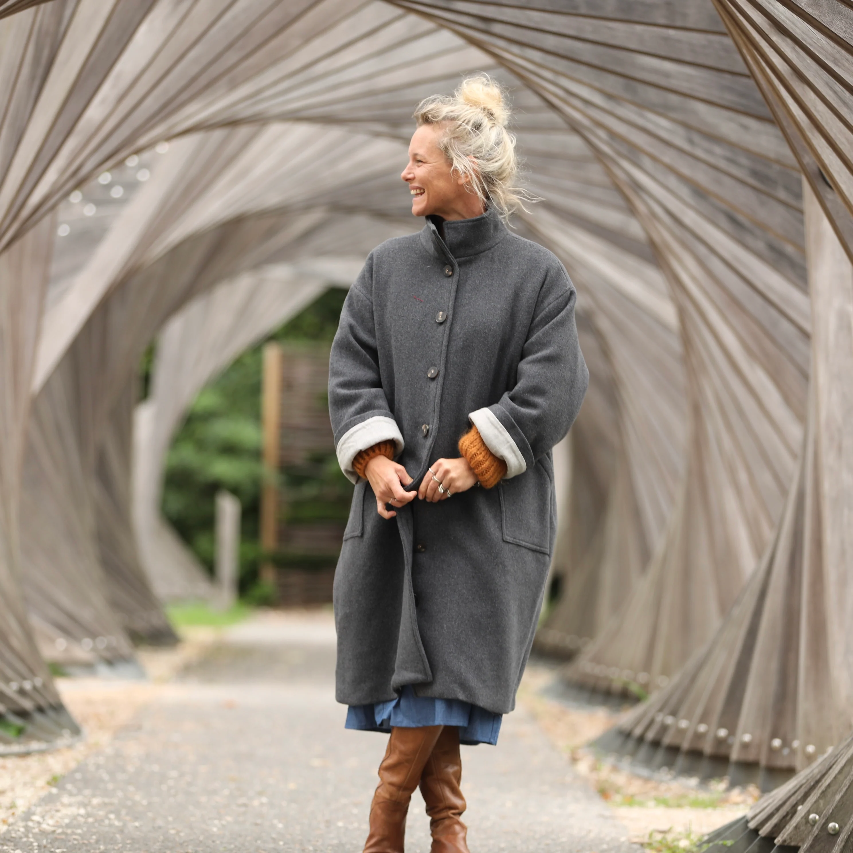Manteau Arthur - Gris ardoise - Image 8