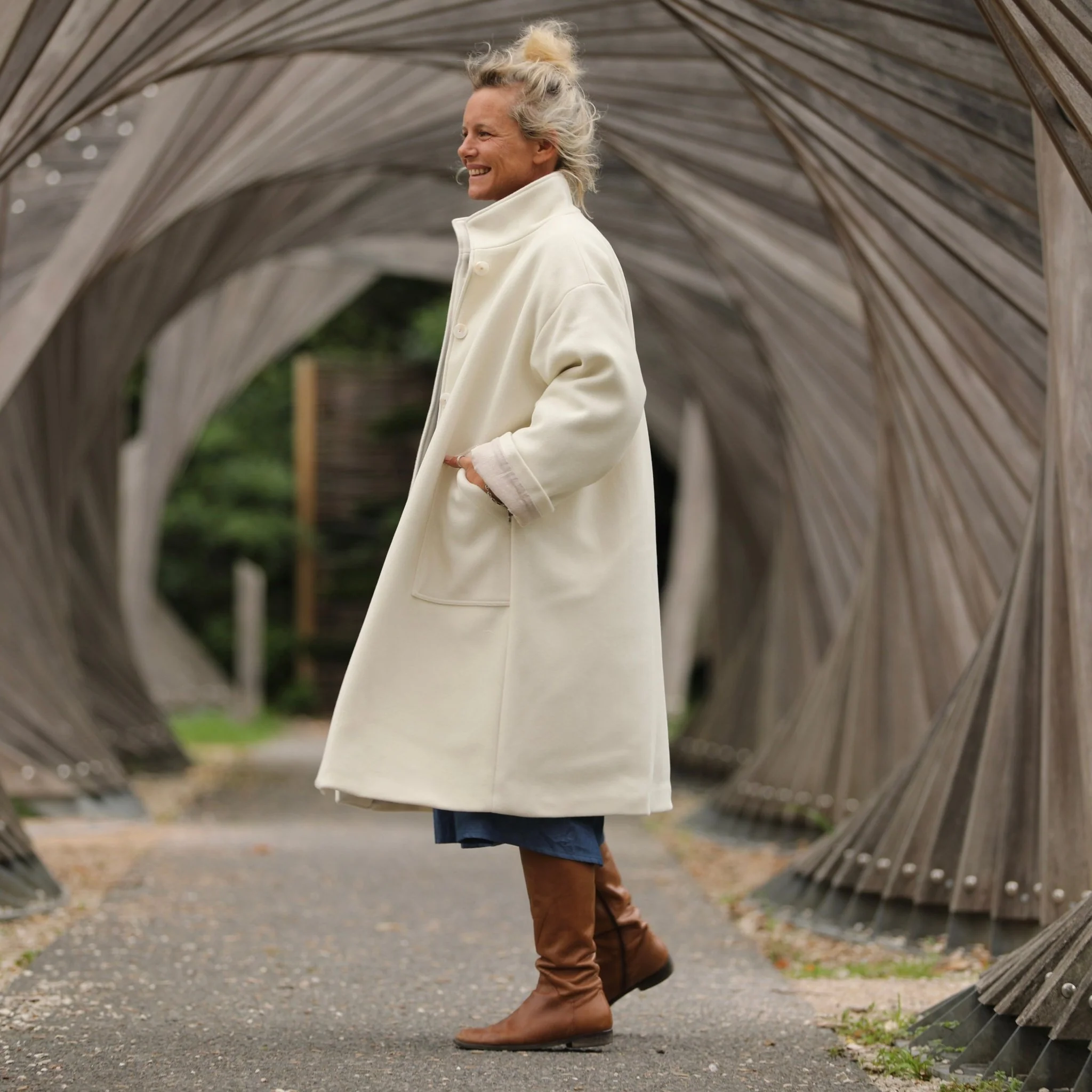 Manteau Arthur - Ivoire - Image 6