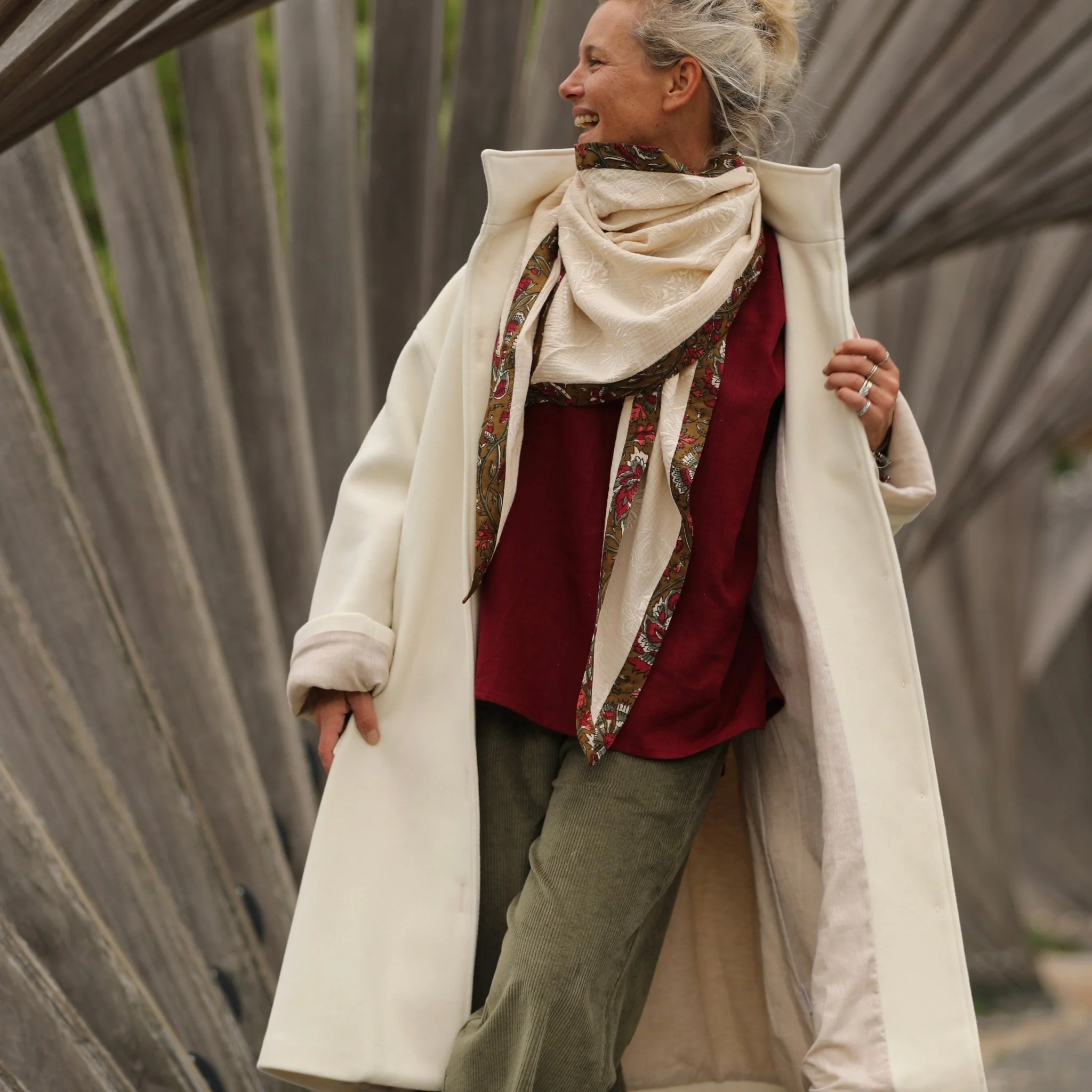 Manteau Arthur - Ivoire - Image 7