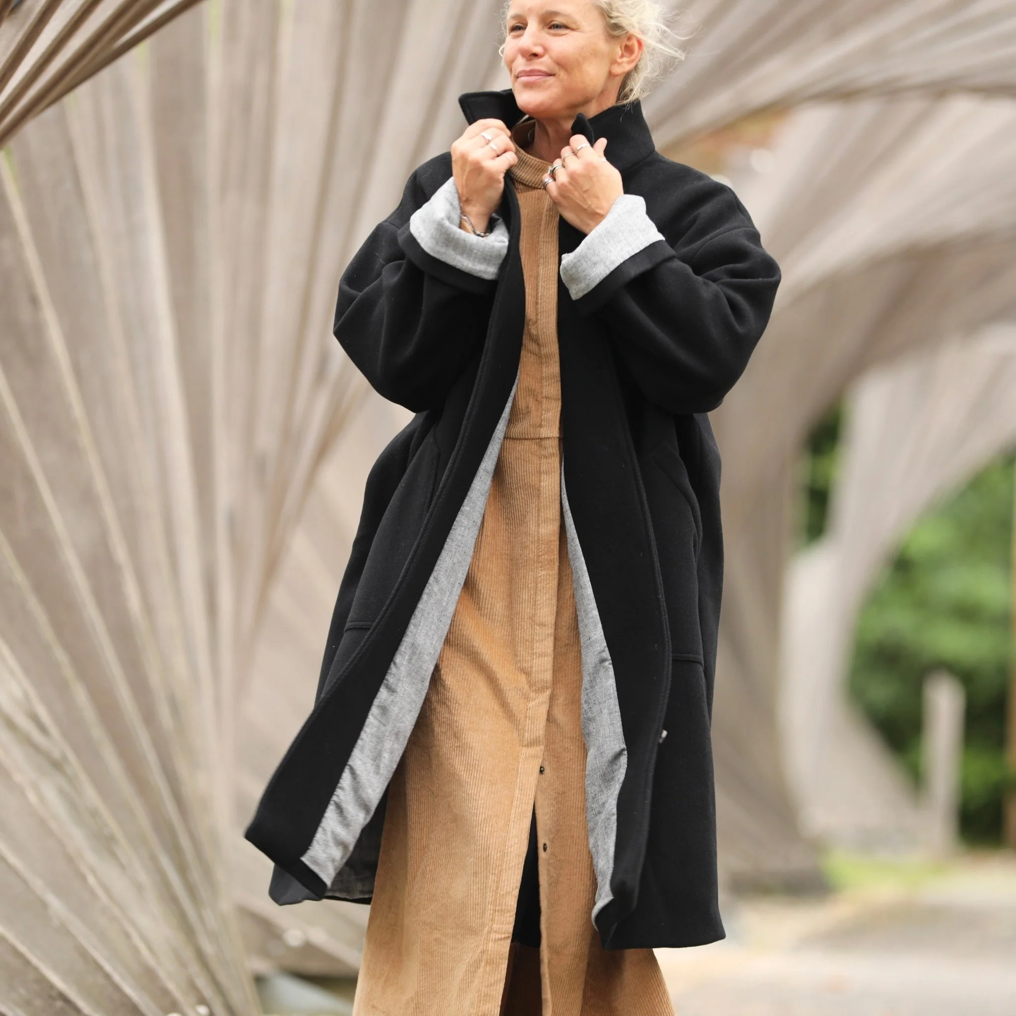 Manteau Arthur - Noir - Image 3