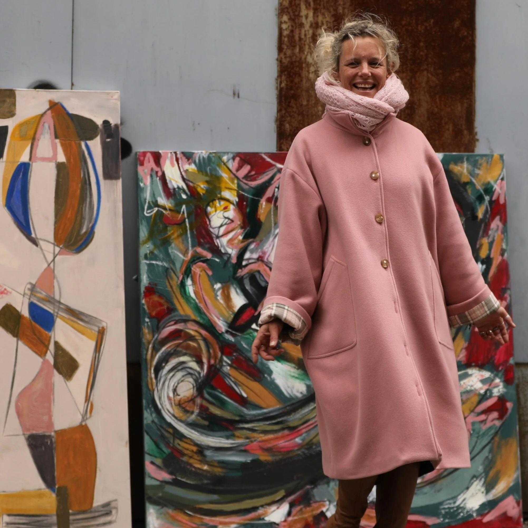 Manteau Arthur - Rose boisé - Image 4