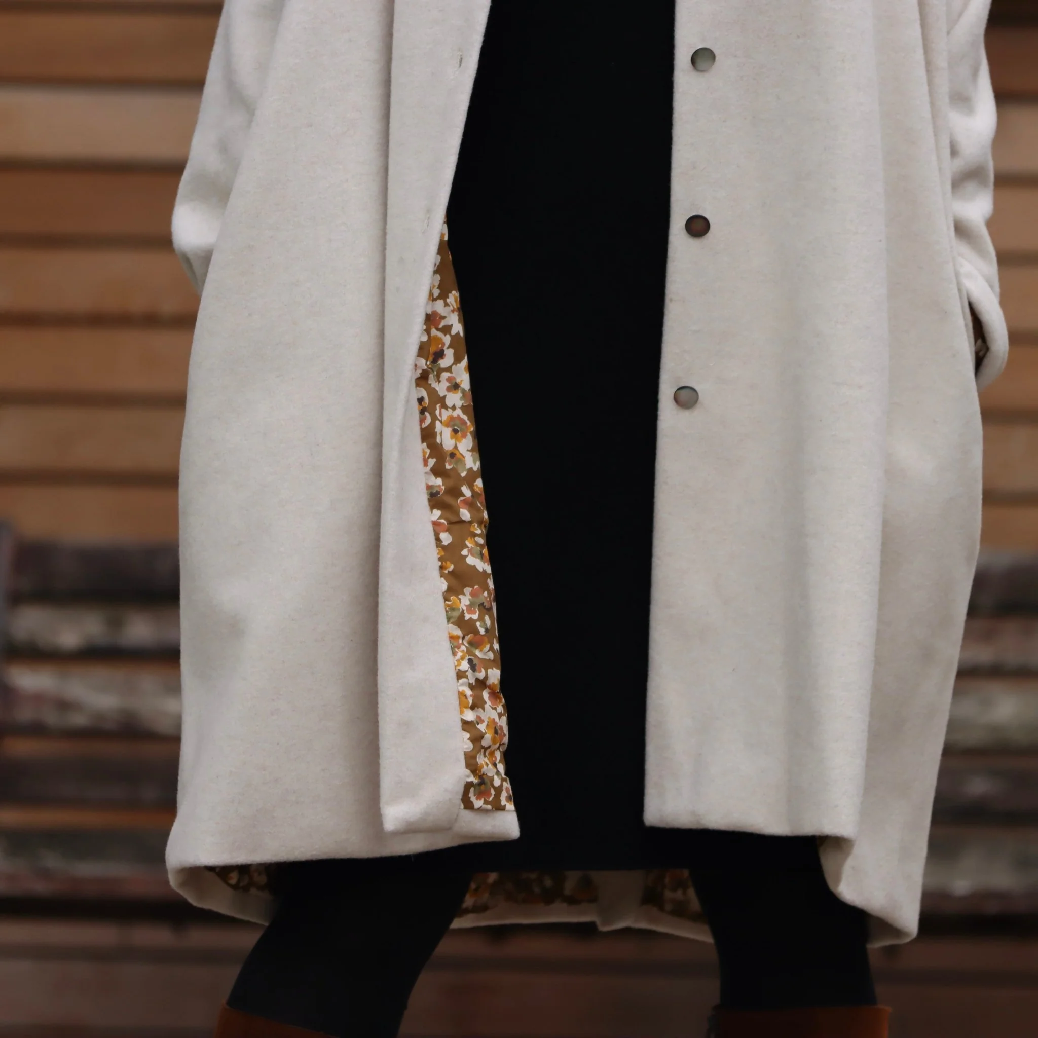 Manteau Taïma ivoire - Image 14