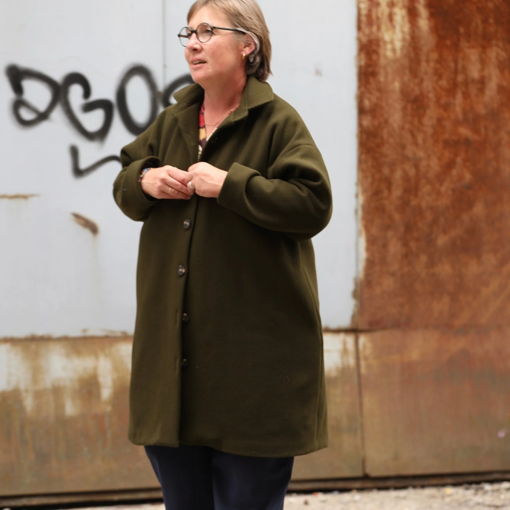 Manteau Taïma kaki - Image 2