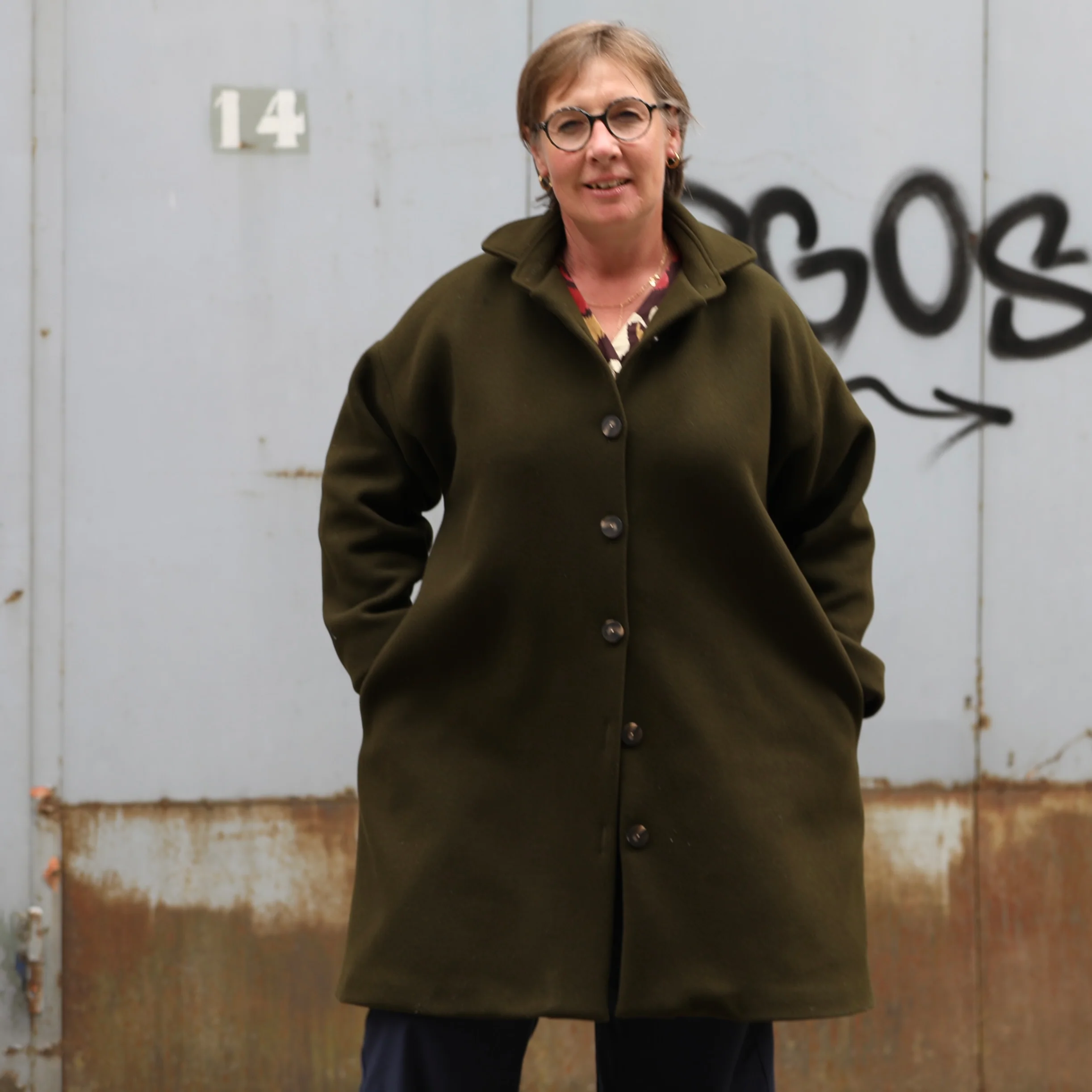 Manteau Taïma kaki - Image 4