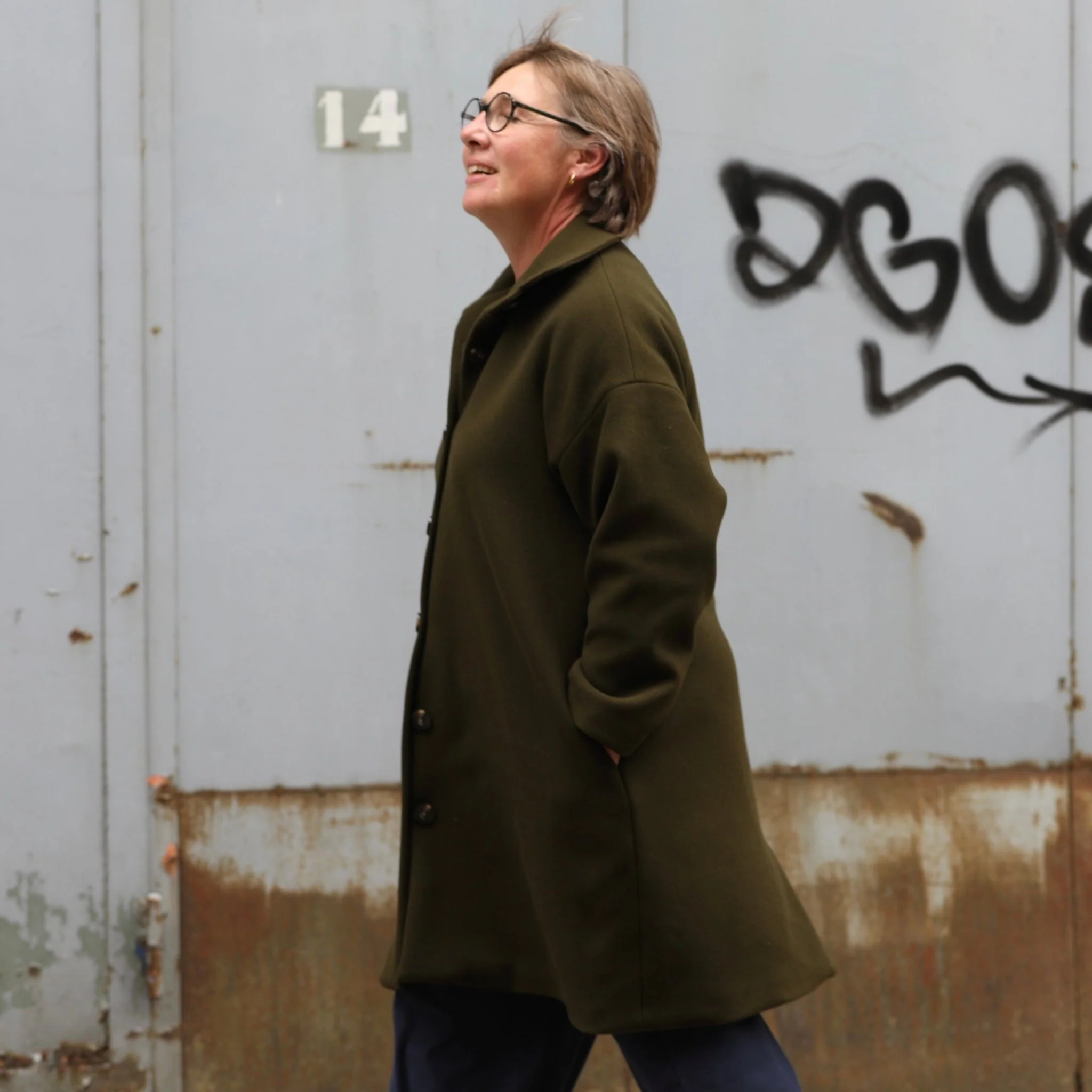 Manteau Taïma kaki - Image 8