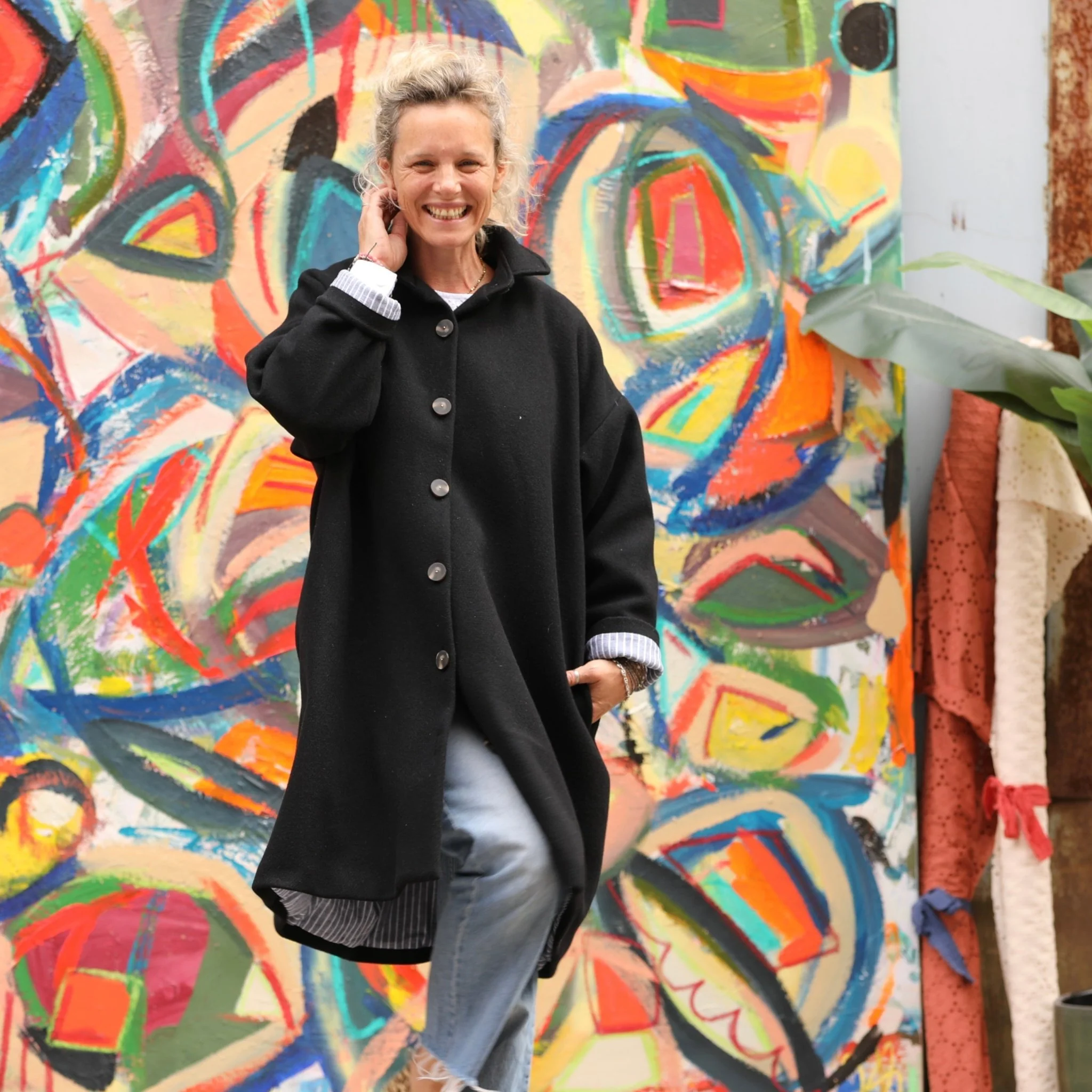 Manteau Taïma noir - Image 4