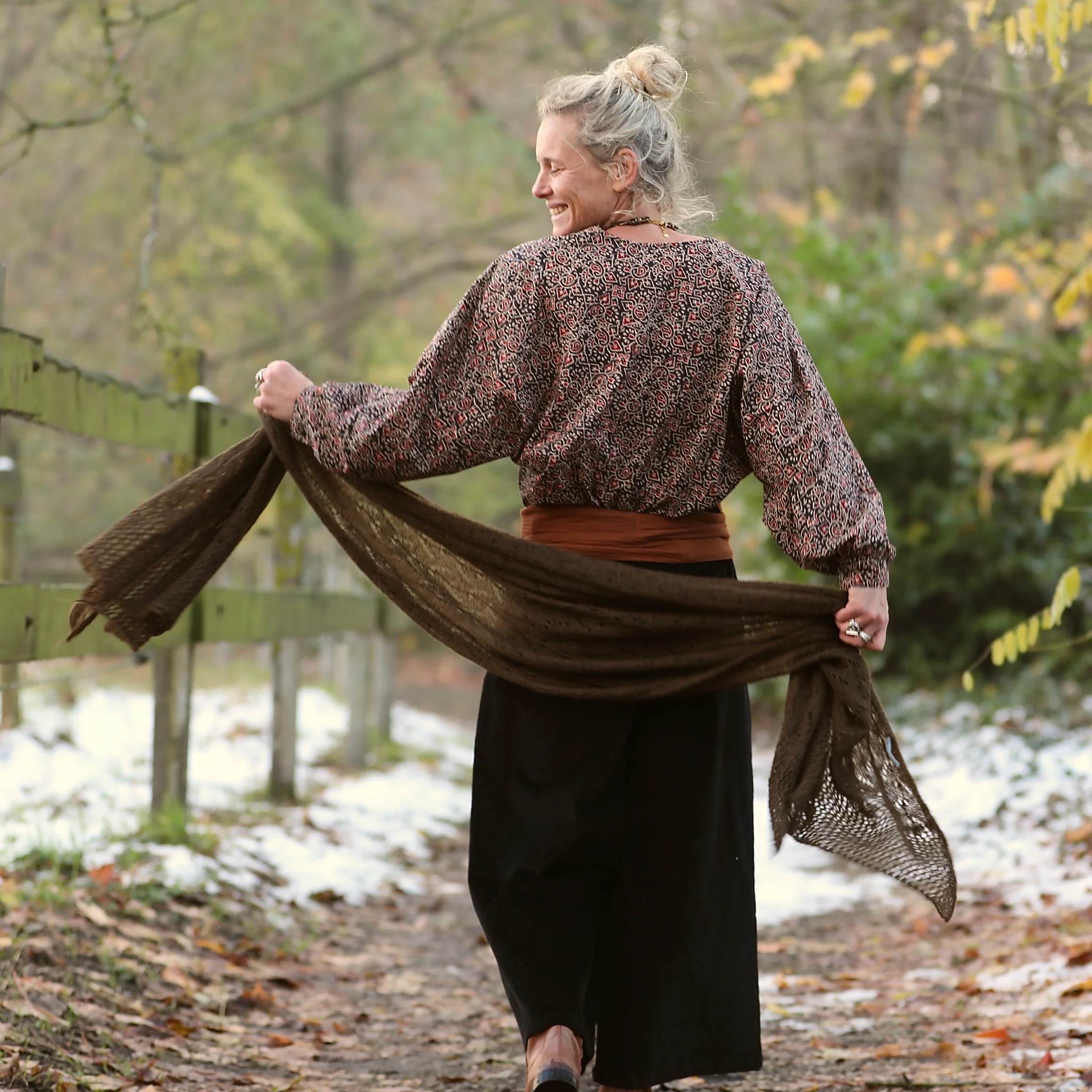 Blouse Mina – Kashmir Sépia - Image 4