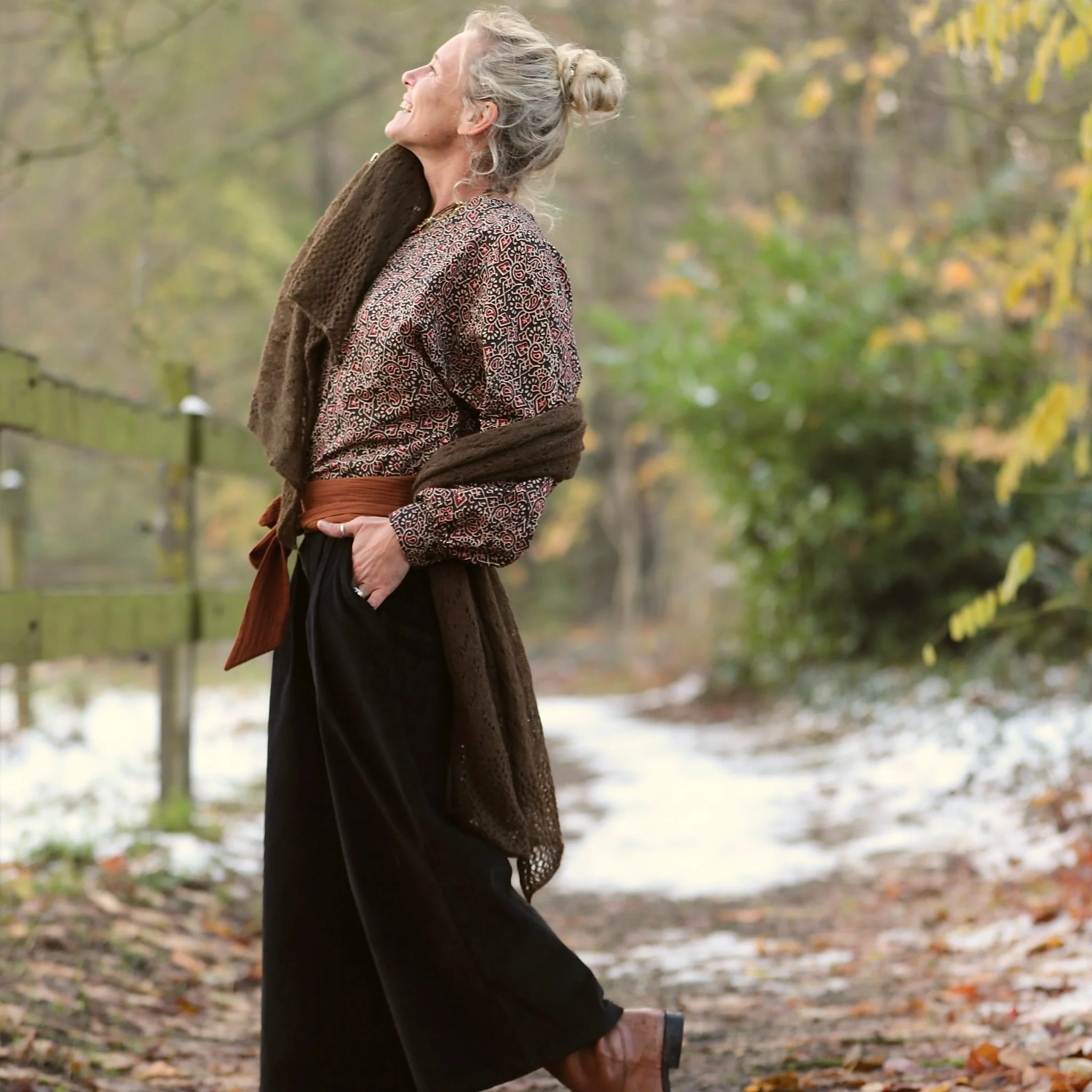 Blouse Mina – Kashmir Sépia - Image 6