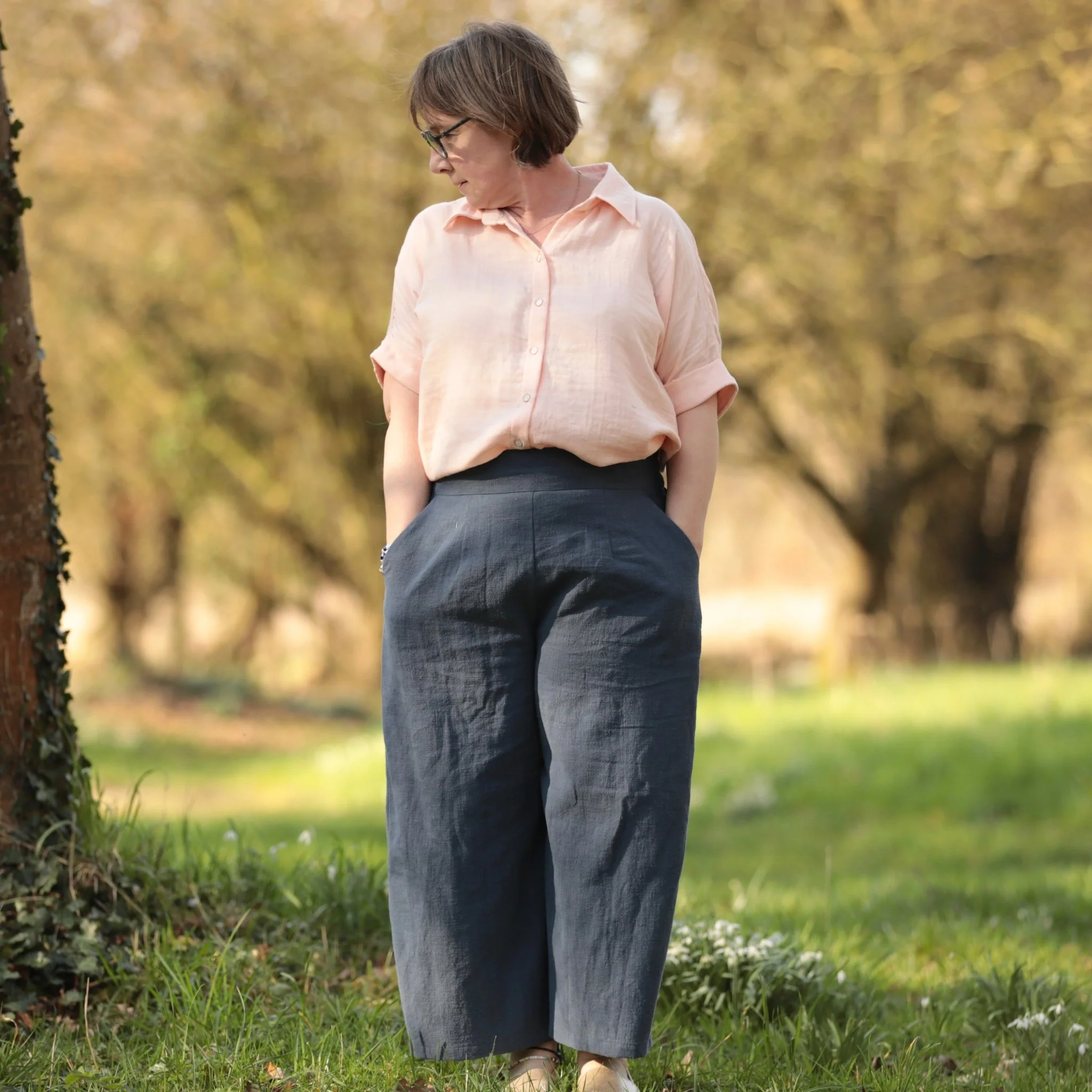 Pantalon Briac - lin ocre - Image 11