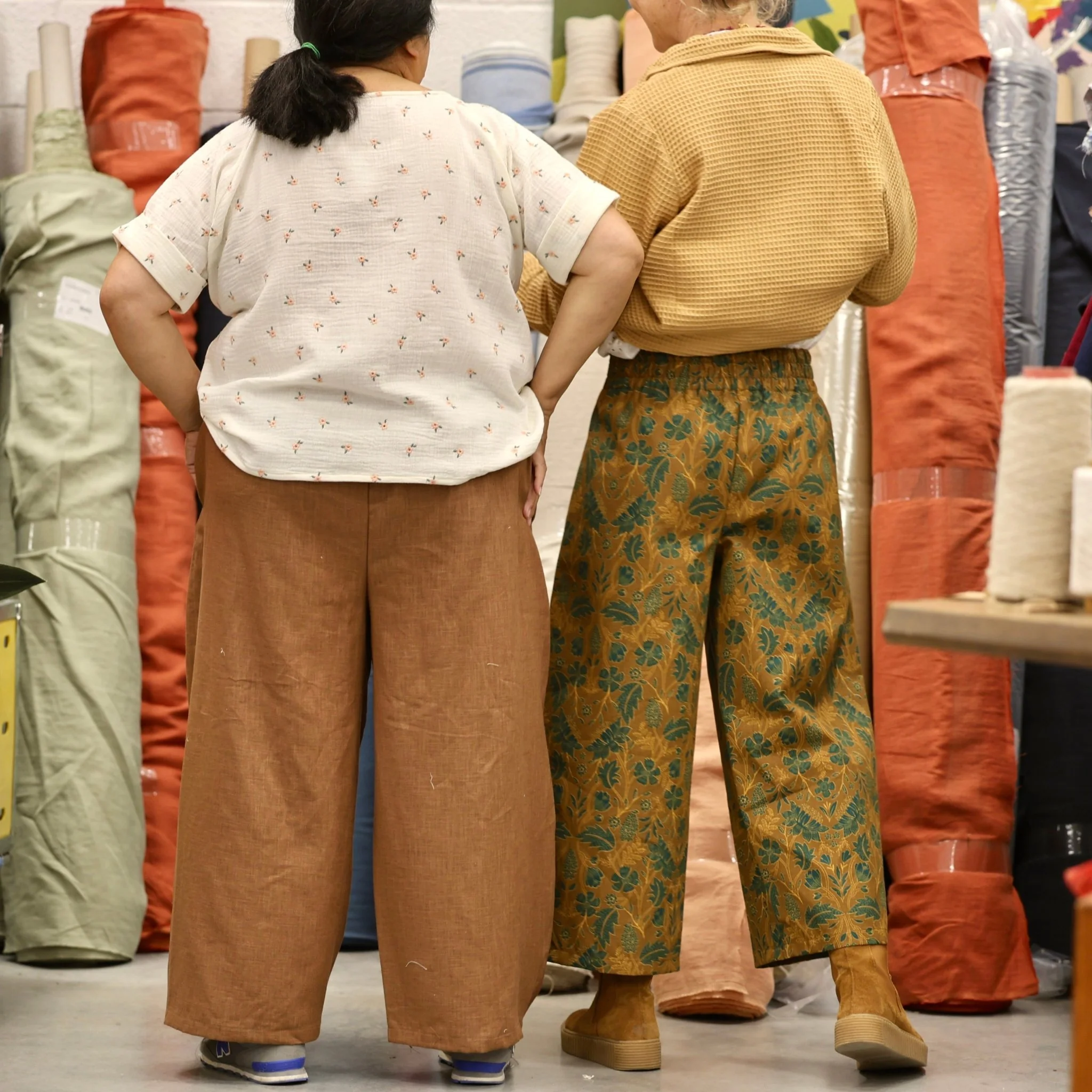 Pantalon Briac - toile de coton écru - Image 6