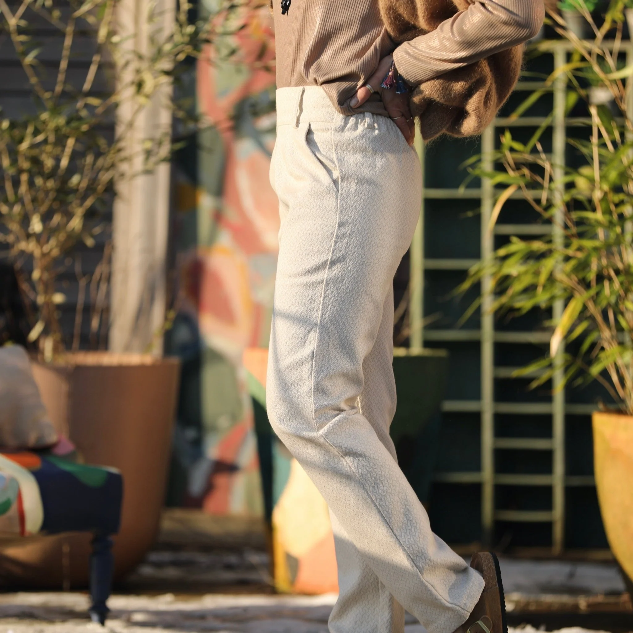 Pantalon Marcus - armuré chanvre/coton naturel - Image 7