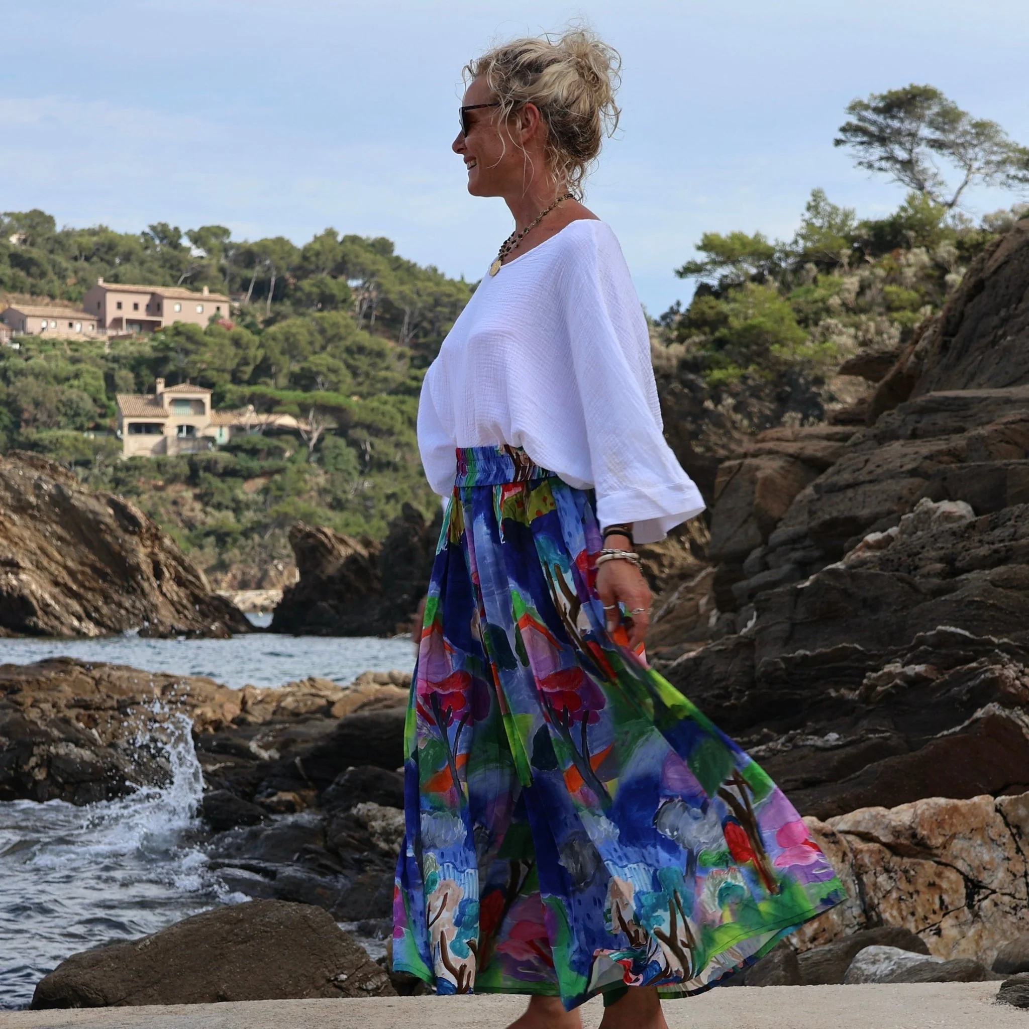 Pantalon Paco -  viscose botanique - Image 10