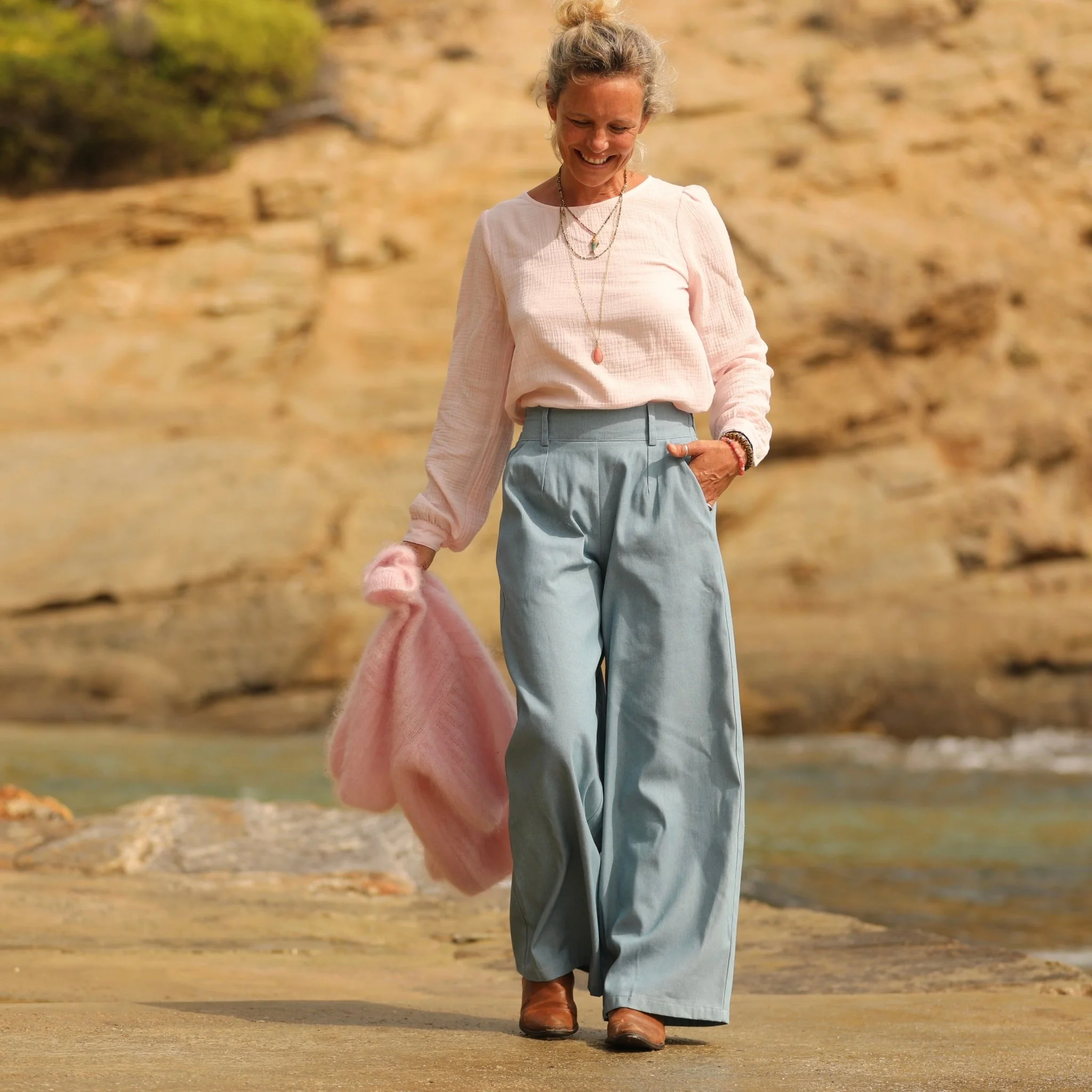 Pantalon Tom - jean stone - Image 7