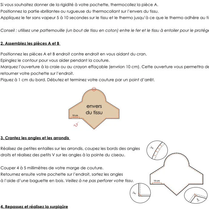 Patron PDF pochette YSIA - Image 5