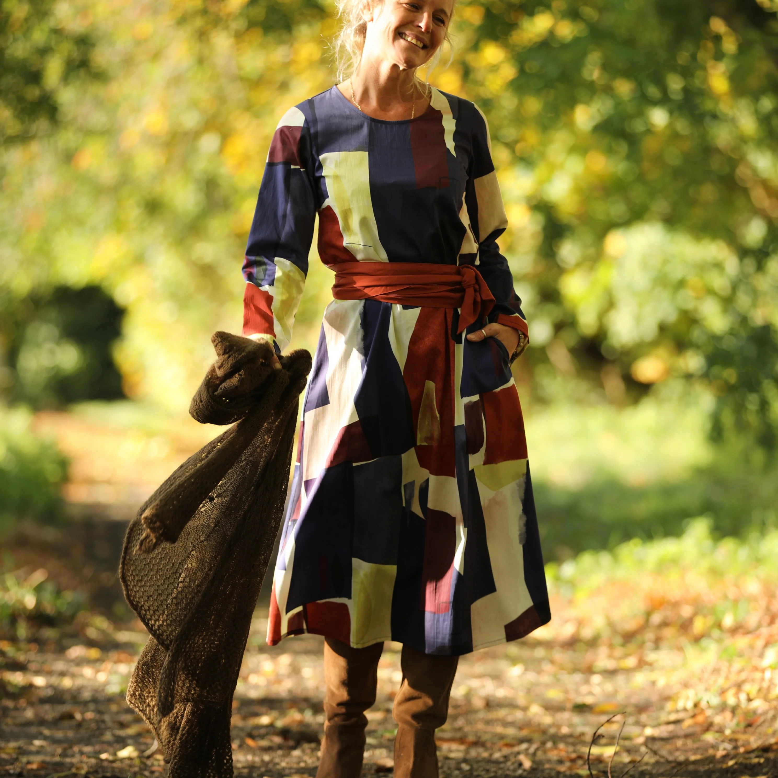 Robe Armande – Satin de coton Atelier d'artiste - Image 14