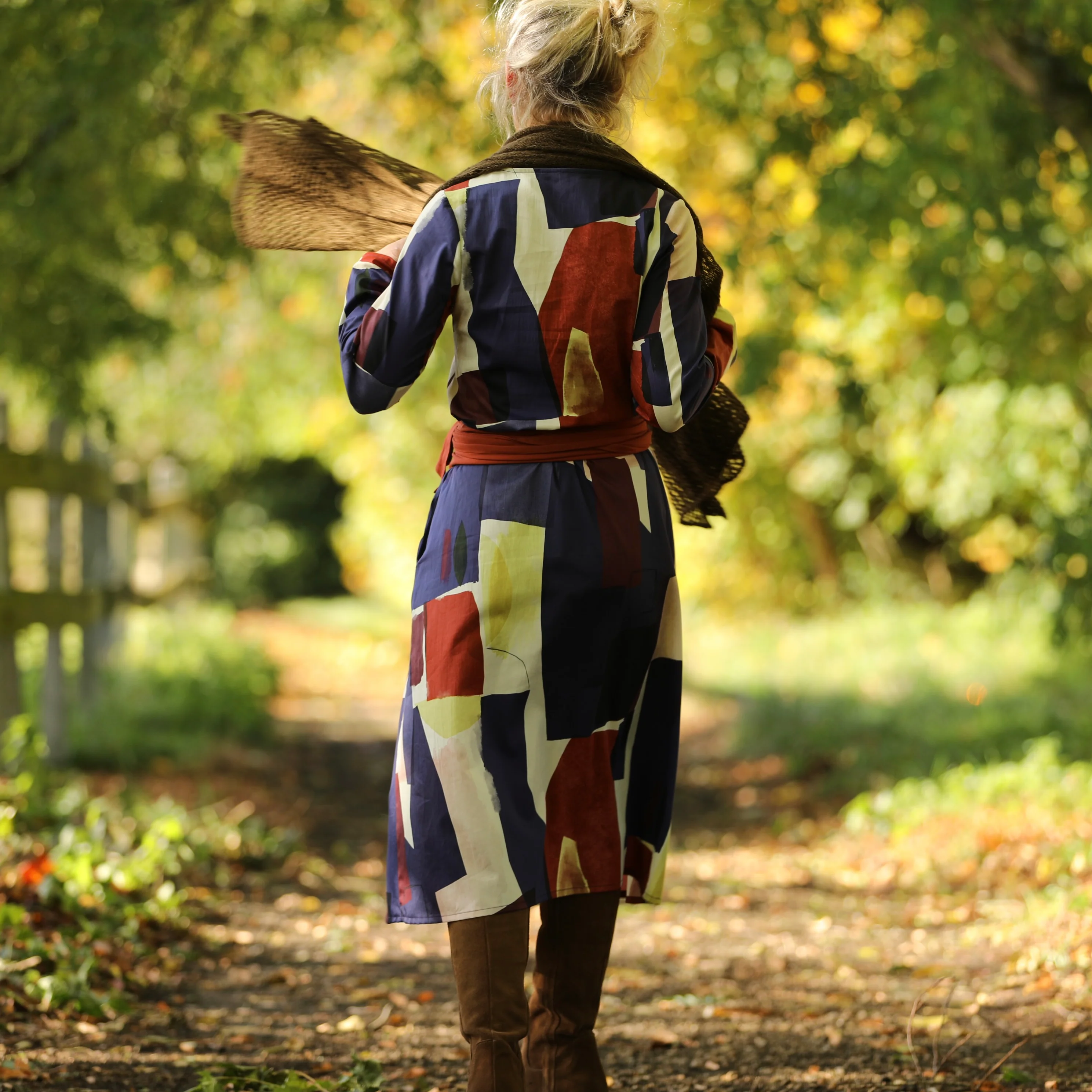 Robe Armande – Satin de coton Atelier d'artiste - Image 3