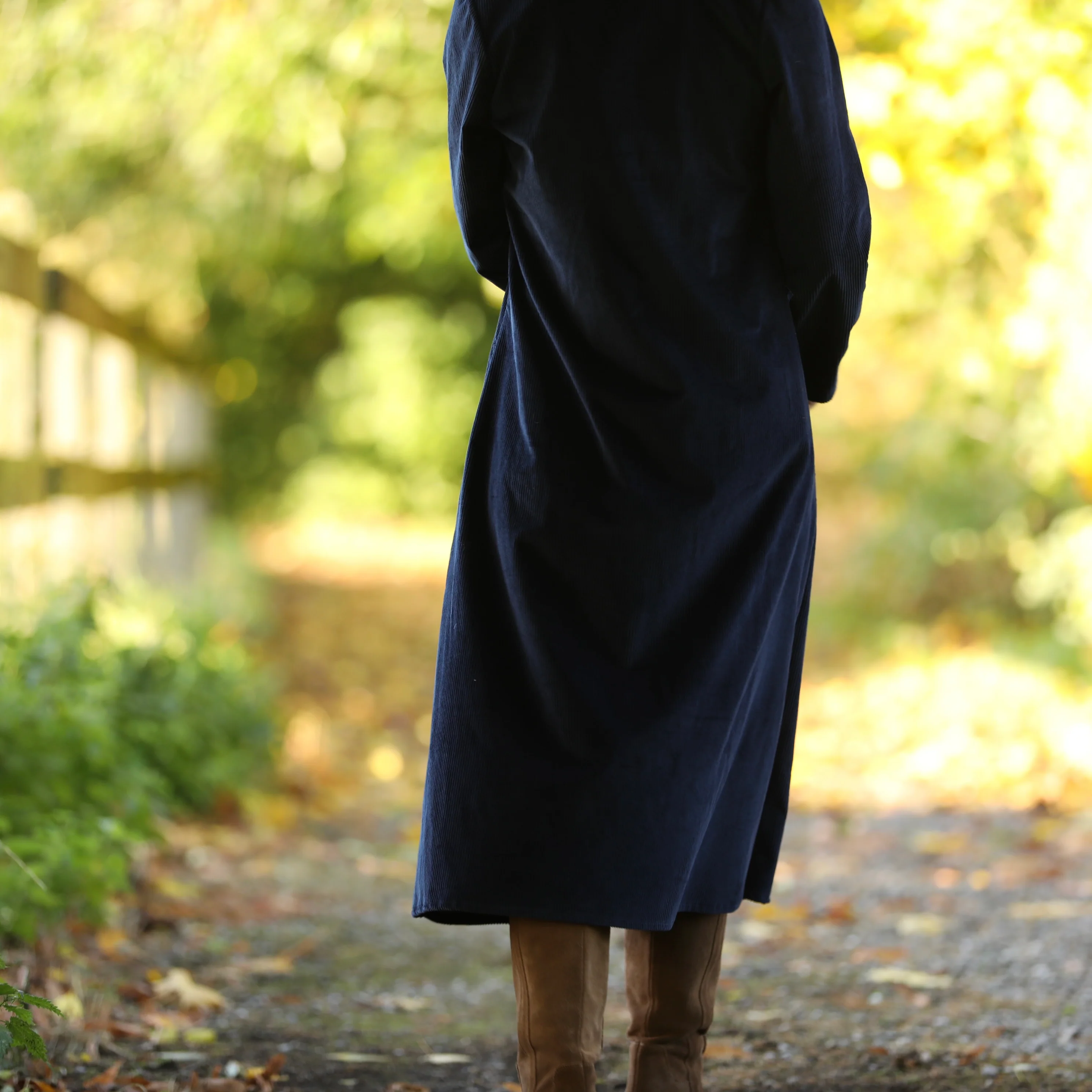 Robe Armande – velours côtelé bleu marine - Image 6
