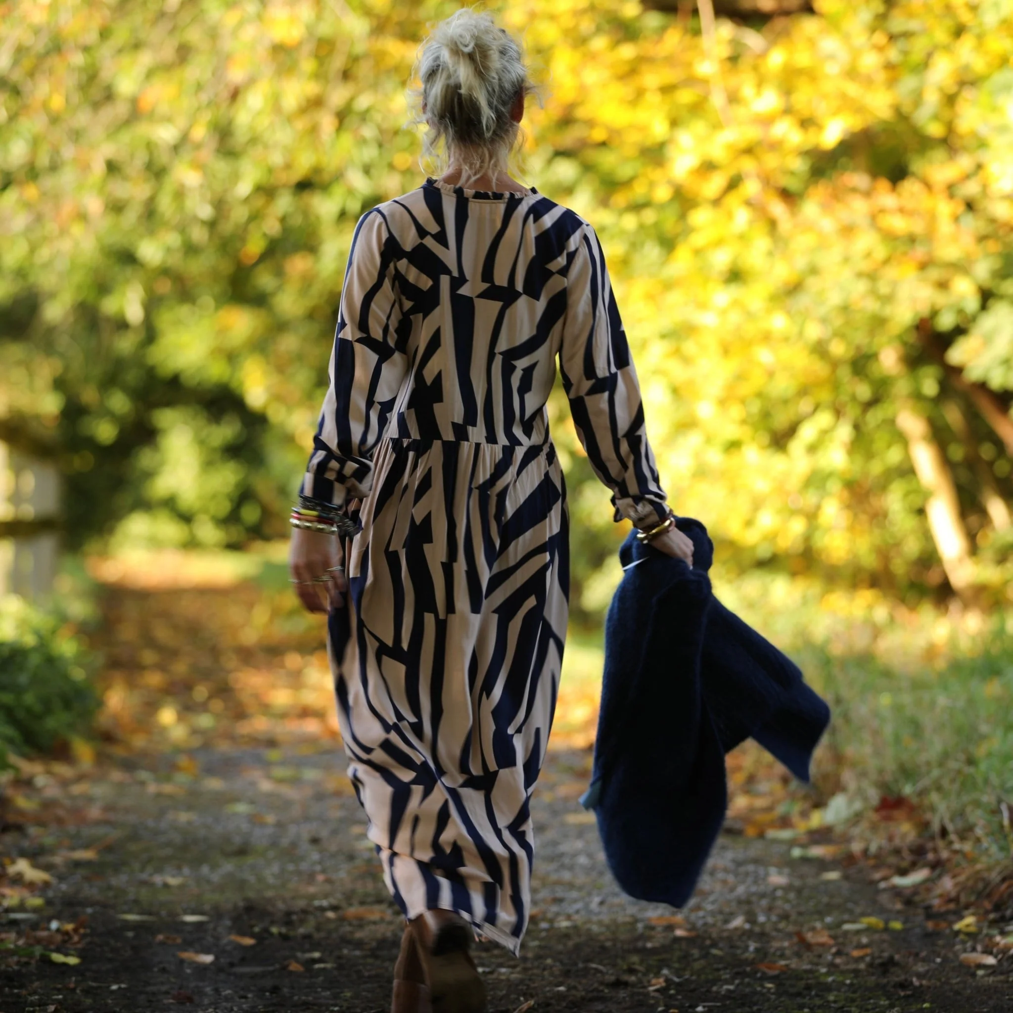Robe Aurélia - Viscose vague graphique - Image 4