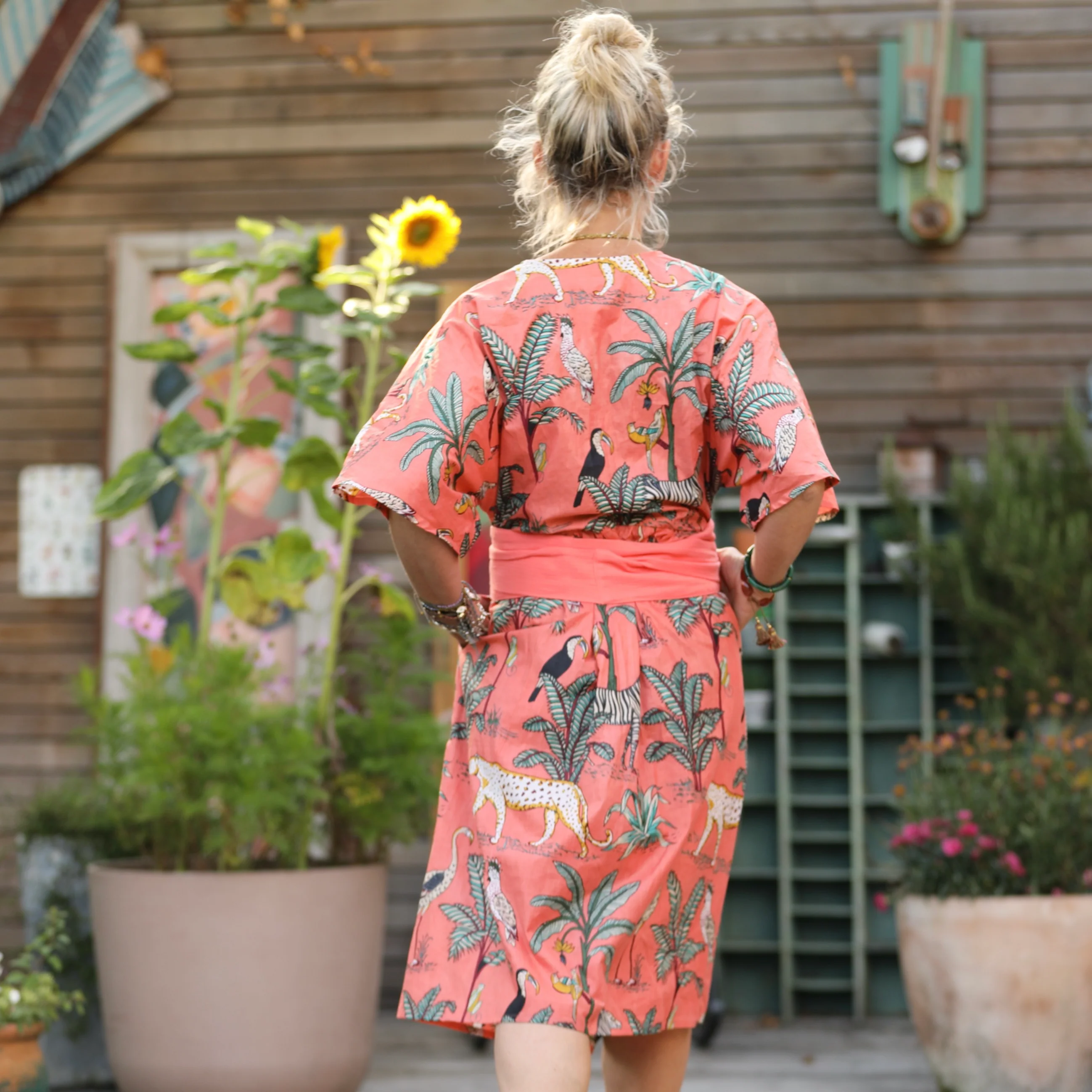 Robe Capucine - imprimé "Arc enchanté" - Image 3