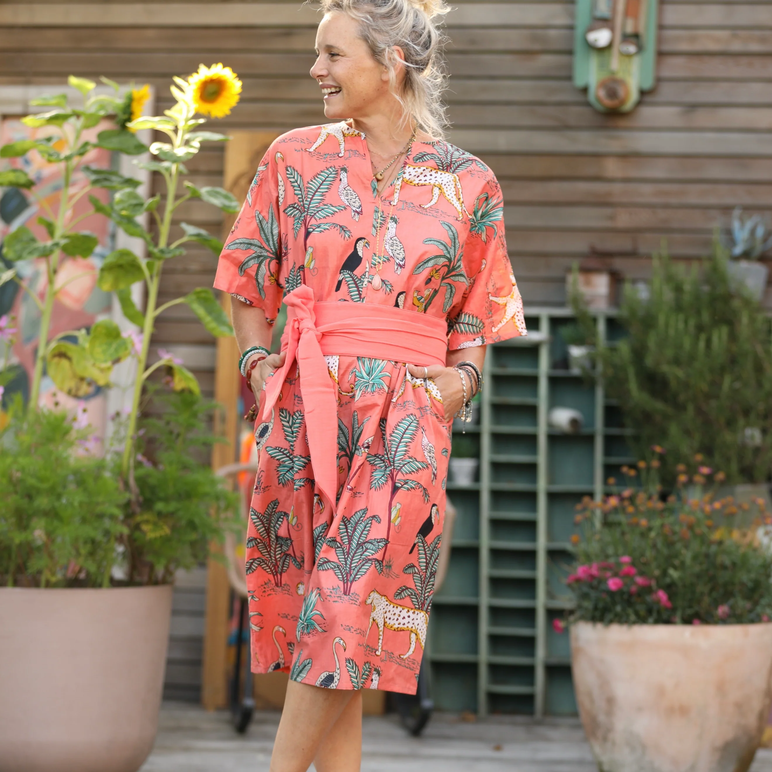 Robe Capucine - imprimé "Arc enchanté" - Image 6