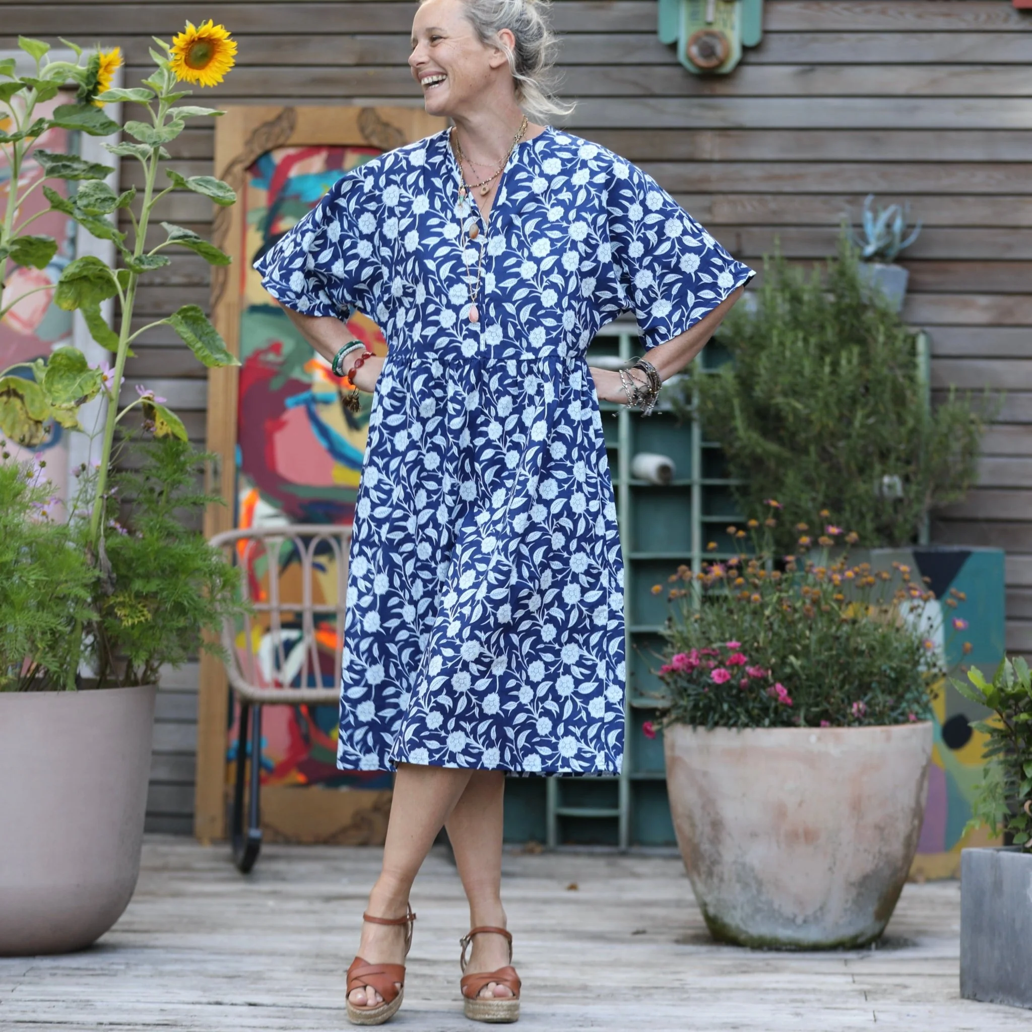 Robe Capucine - imprimé "Danse florale" - Image 4