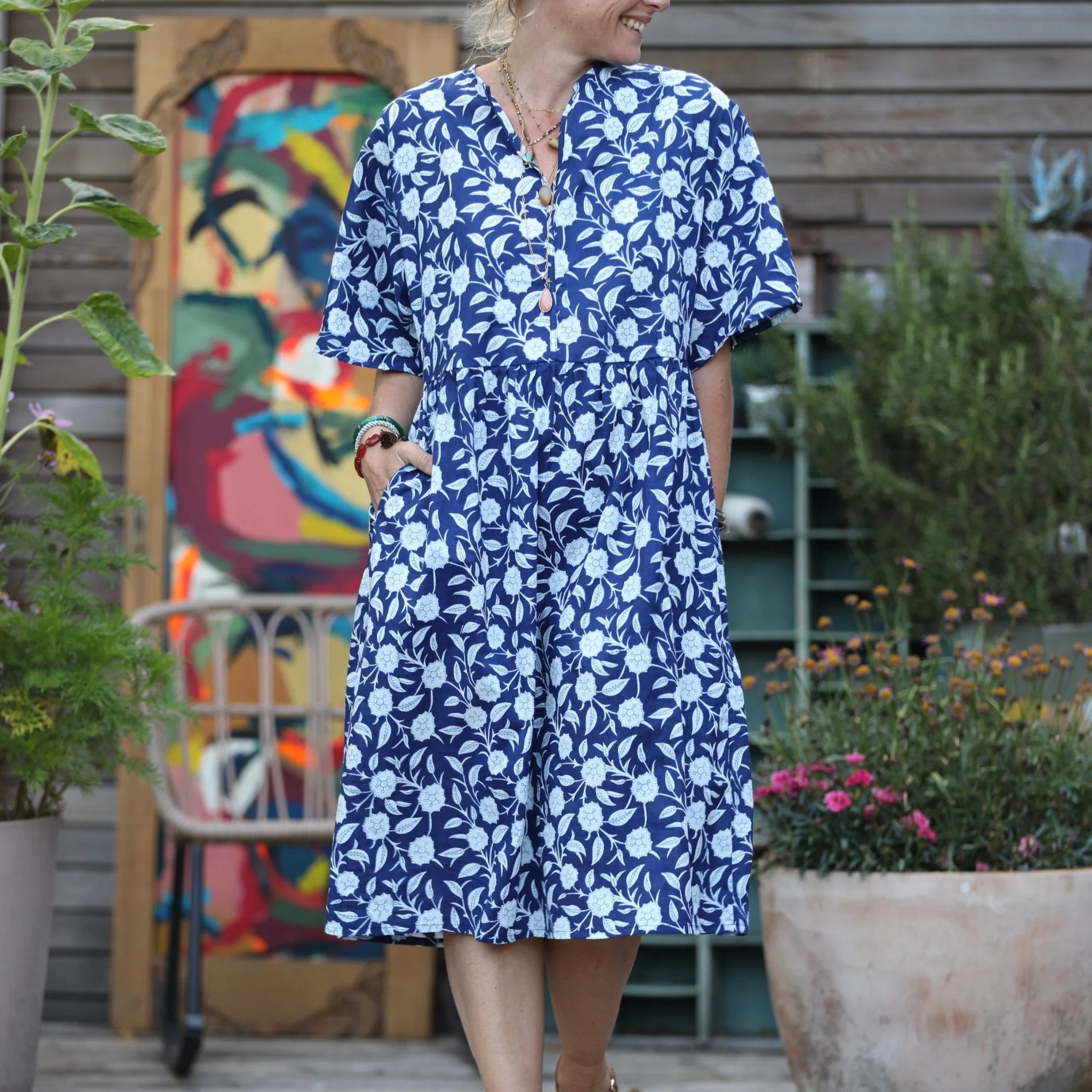 Robe Capucine - imprimé "Danse florale" - Image 5