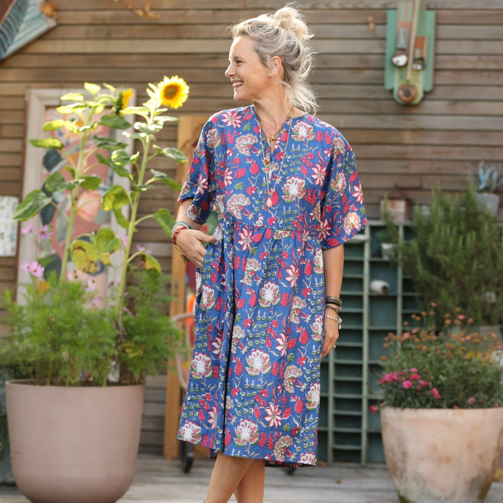 Robe Capucine - imprimé "Murmures"