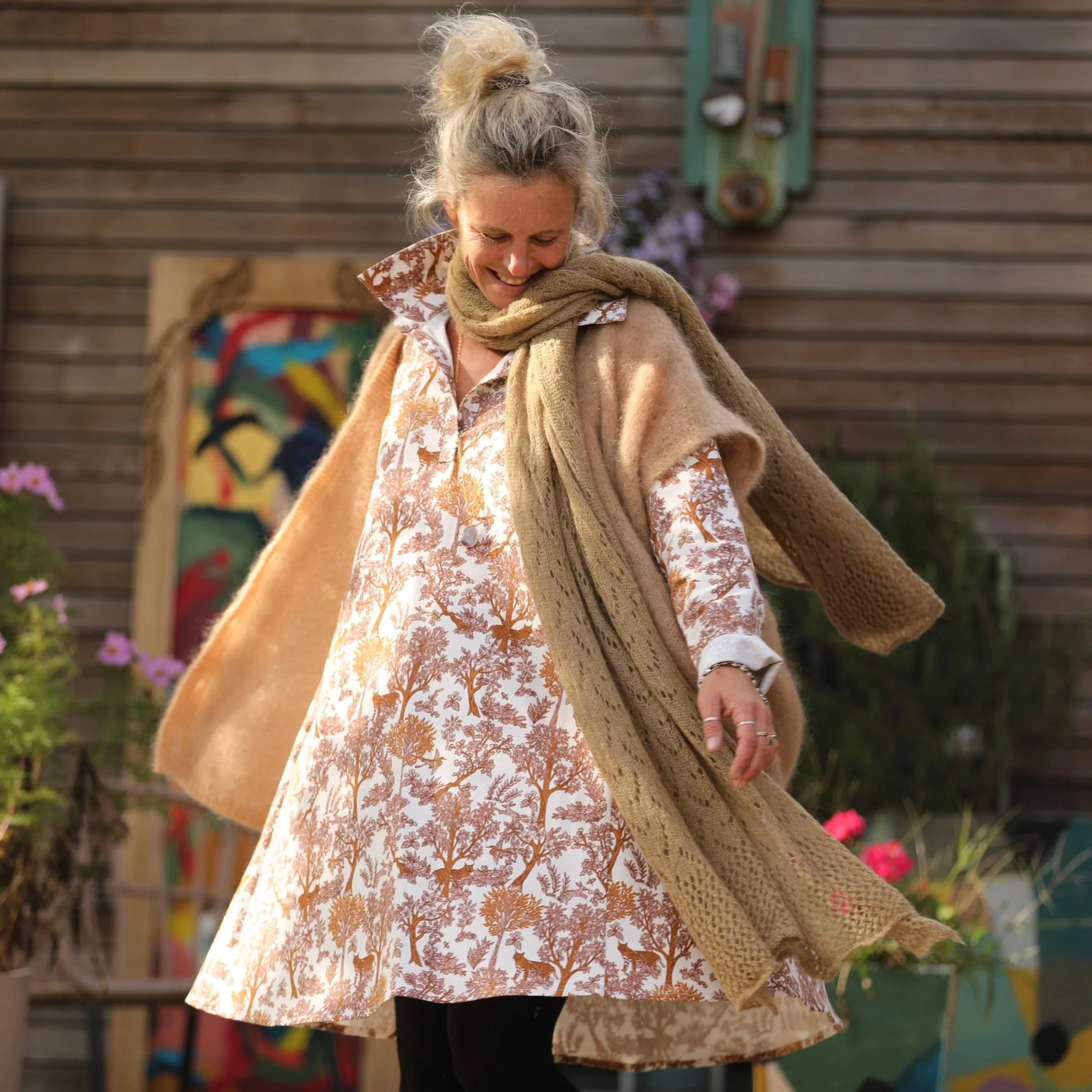 Robe Carole - Toile de Jouy - Image 8