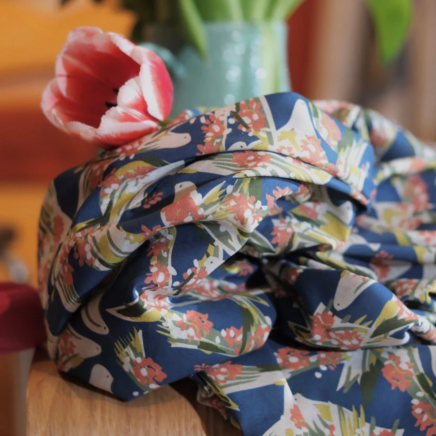 Robe Céleste - coton "Vol Printanier" - Image 2