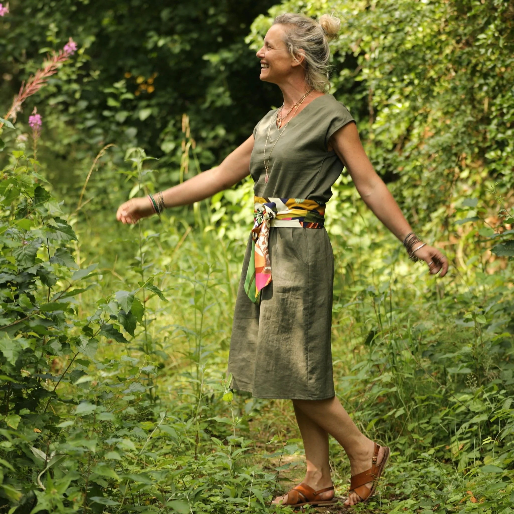 Robe Ivy - lin kaki - Image 2