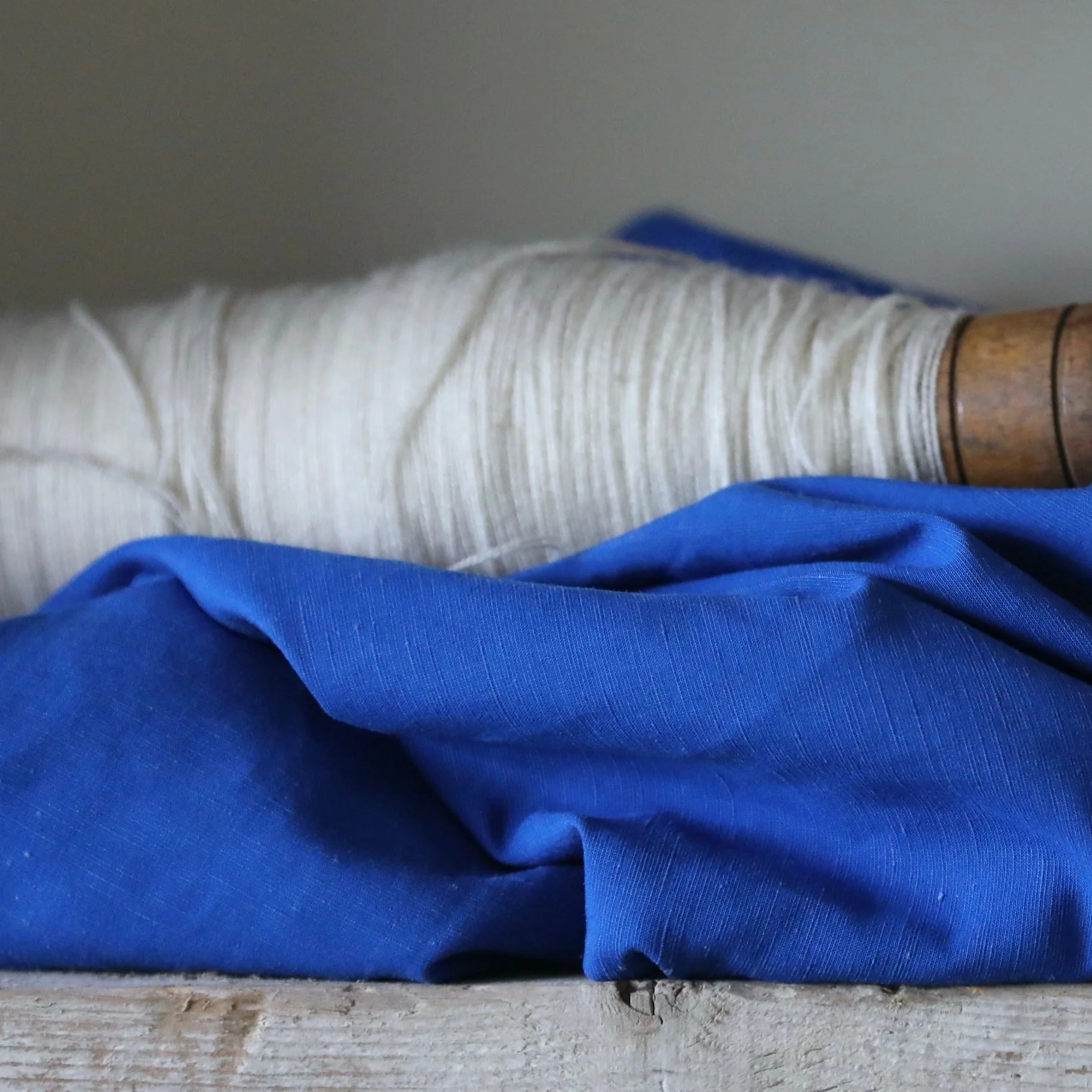 Robe Laëtitia - lin bleu majorelle - Image 2