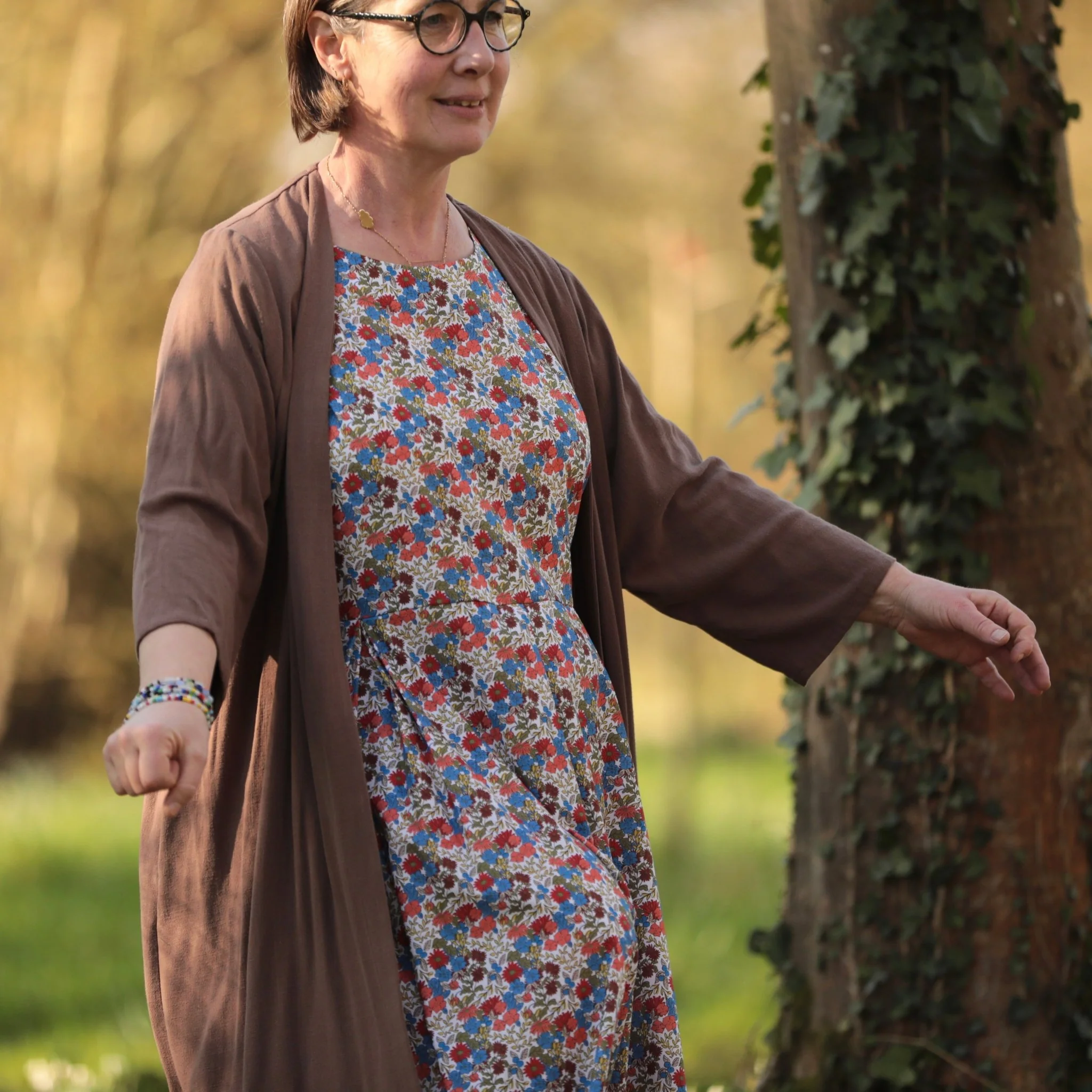 Robe Louisa - Coton Petit floral poétique - Image 6