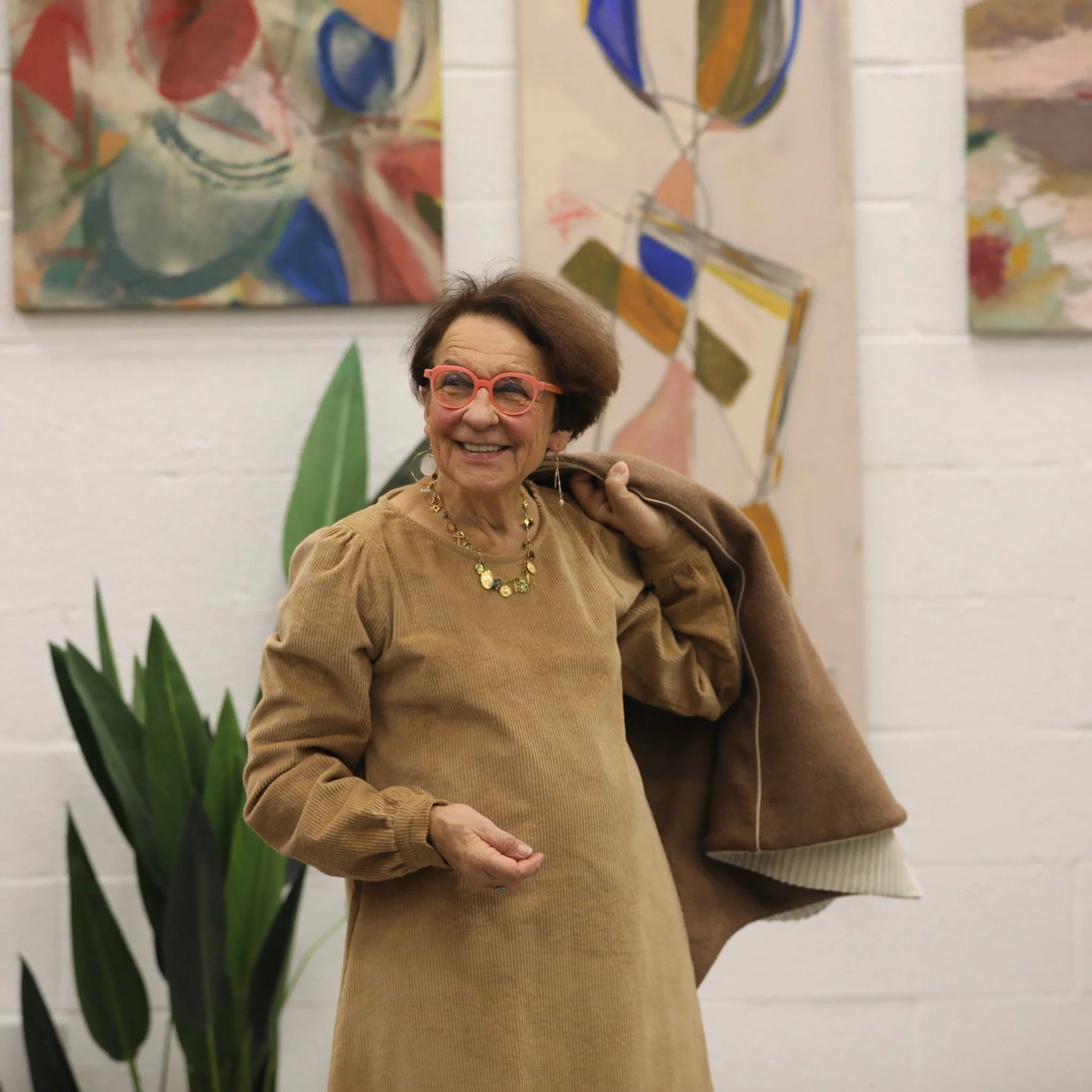 Robe Rosine - flanelle grise - Image 18