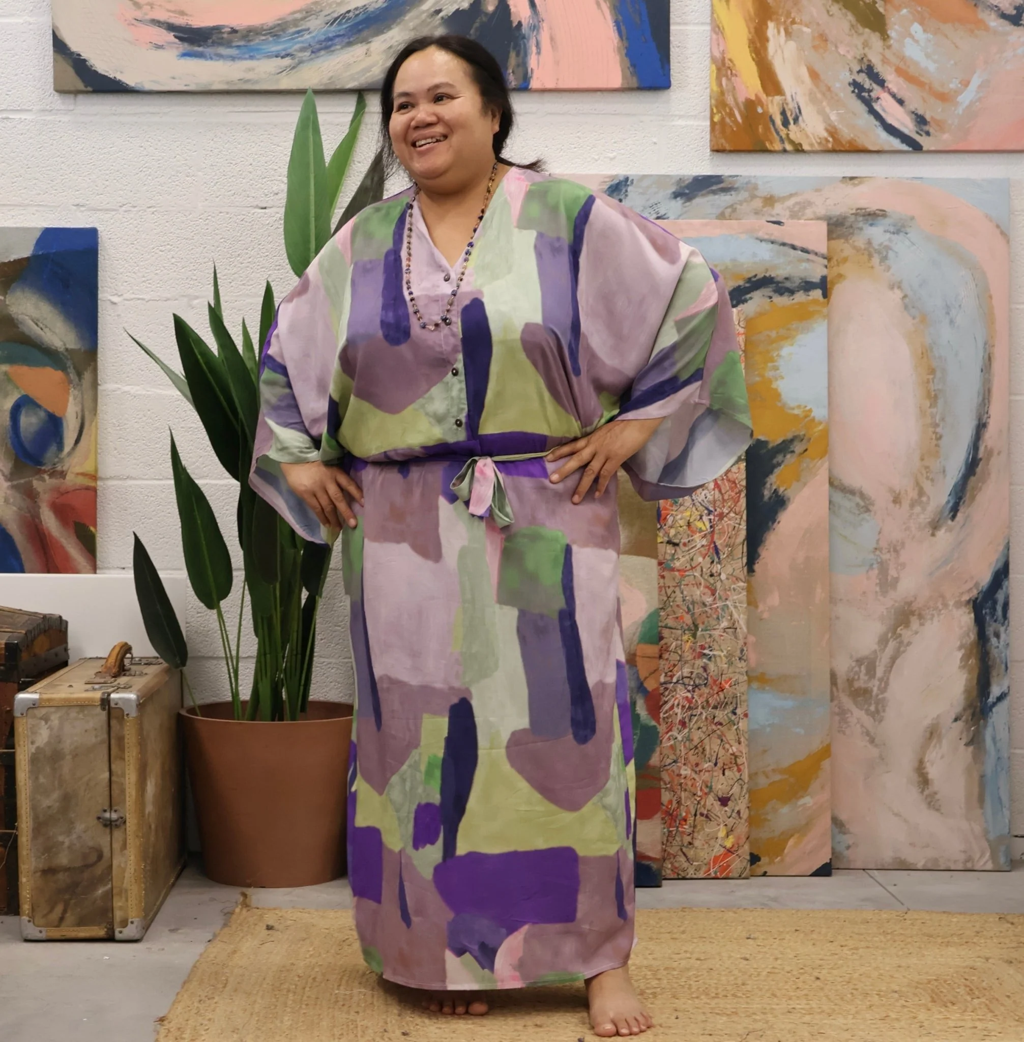 Robe Xiou lin ficelle - Image 11