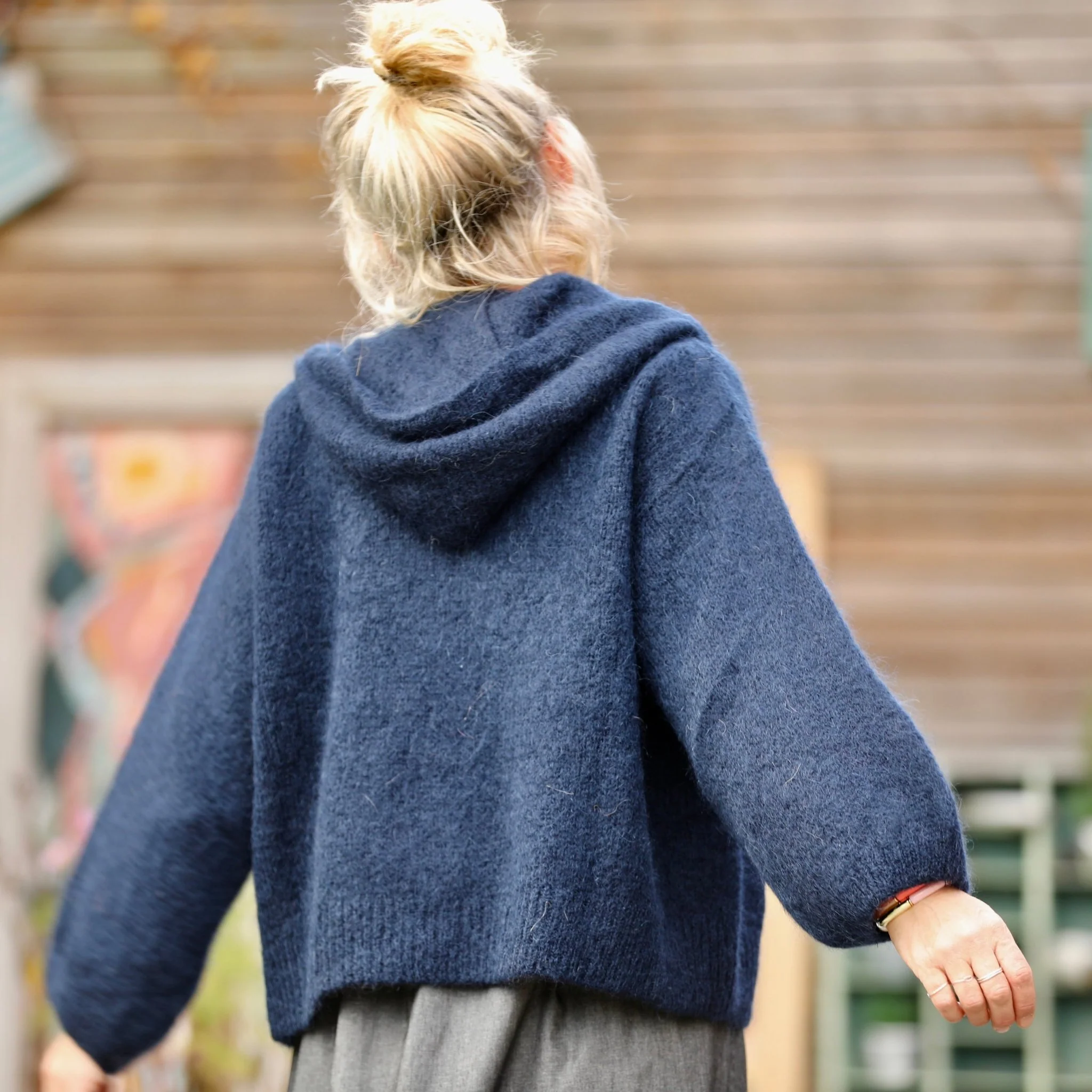 Gilet capuche Tulia - Marine - Image 8