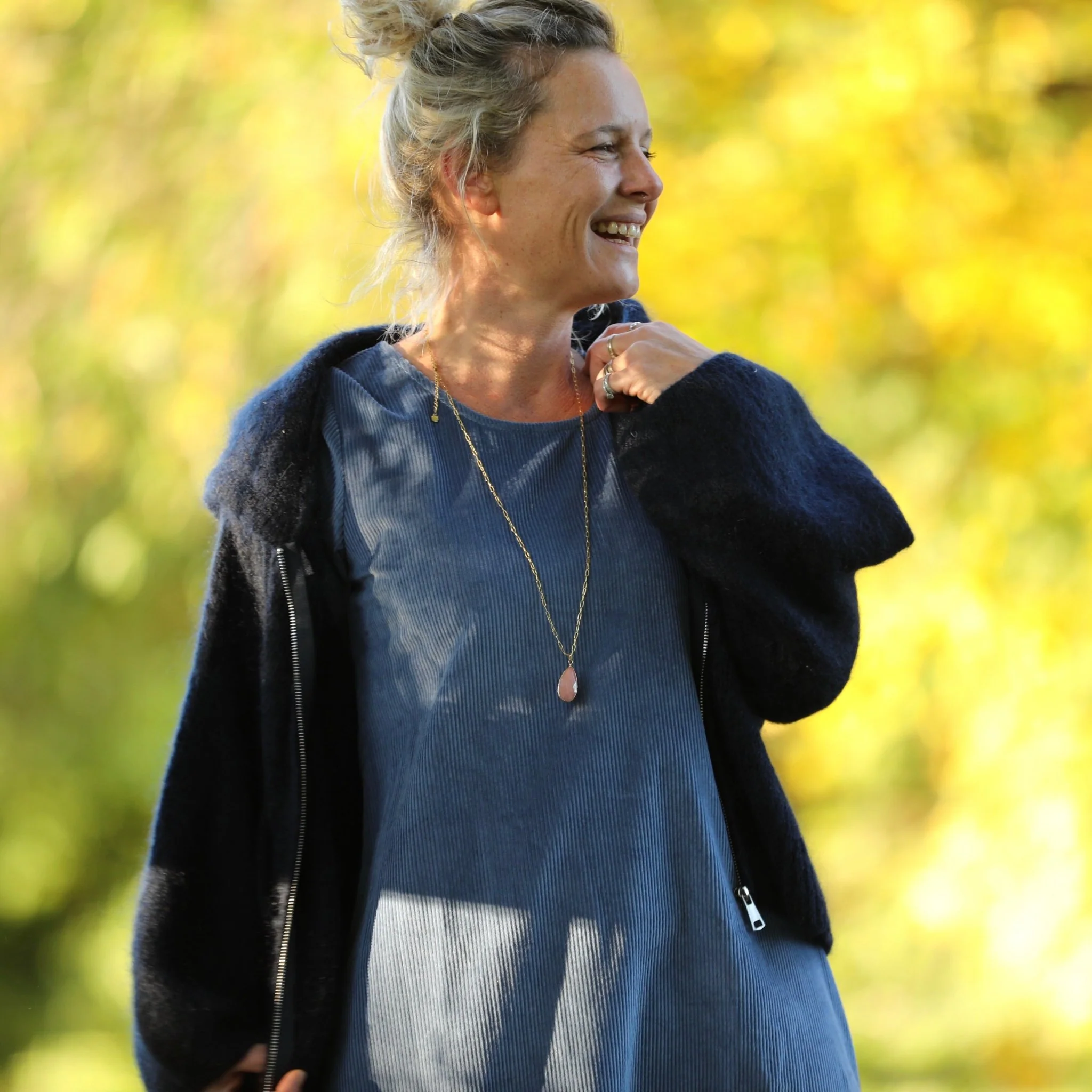 Gilet capuche Tulia - Marine - Image 9