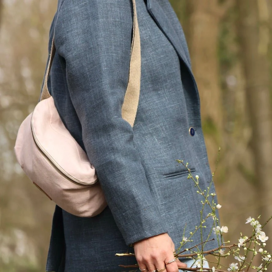 Veste Fanny en lin indigo lavé - Image 7