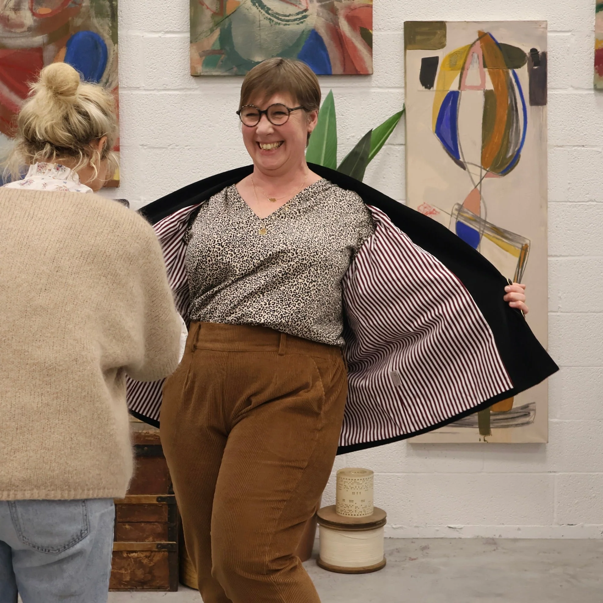Veste Faustine - velours côtelé bleu doux - Image 19