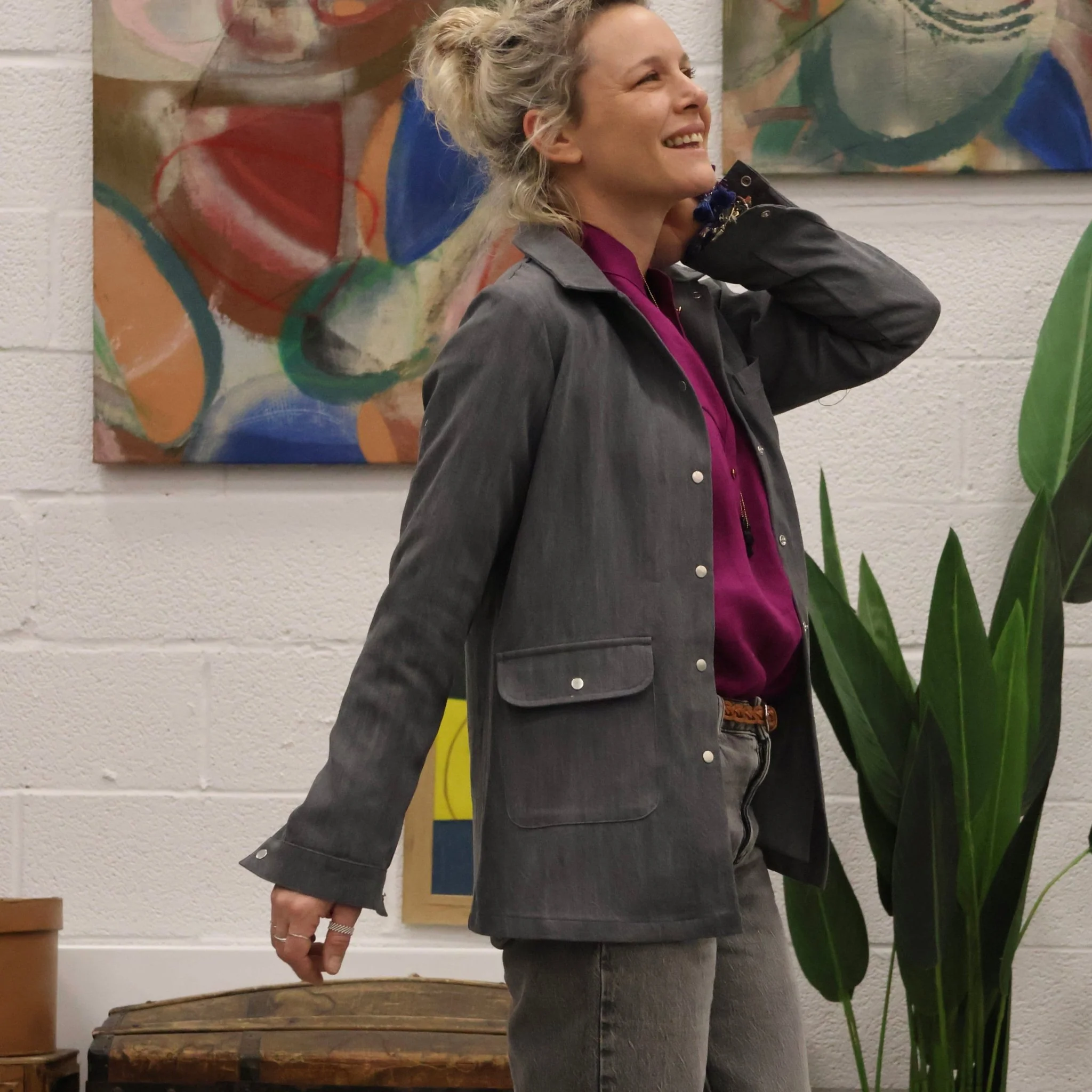 Veste Véga - jean gris - Image 3
