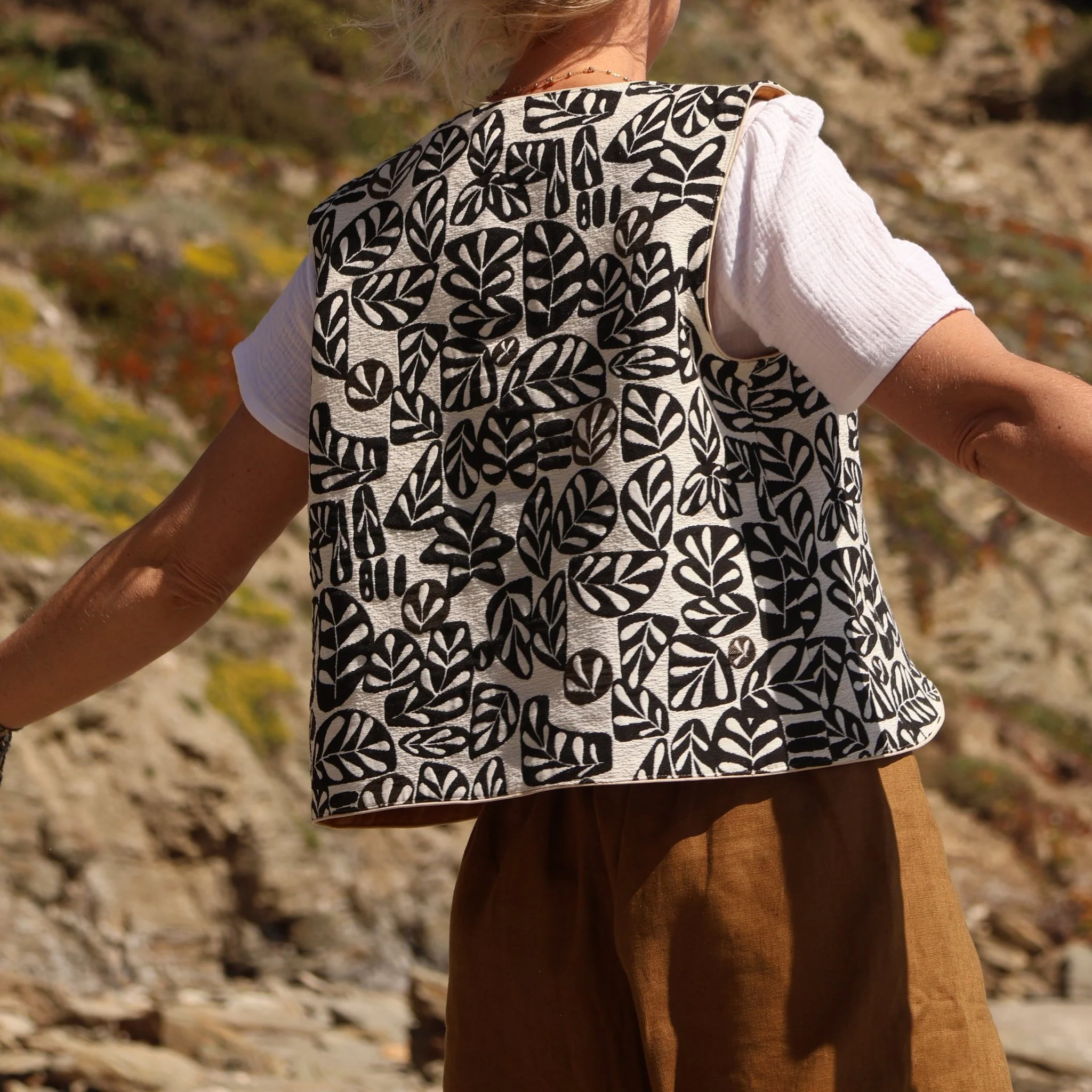 Veston Gaston en jacquard Estampe - Image 6